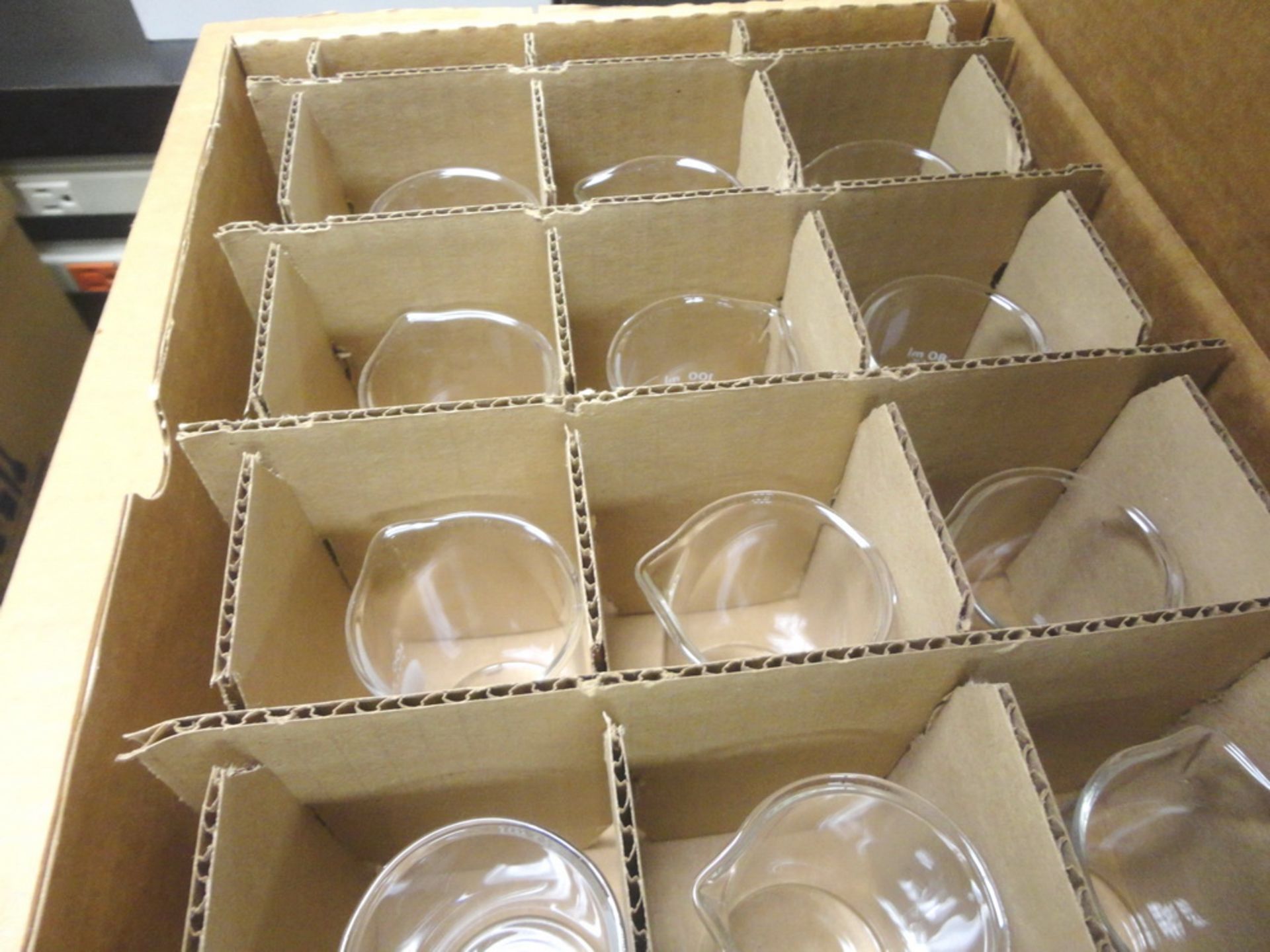 (4) Boxes of unused Corning Pyrex 100 ml beakers, 12 beakers per box - Image 3 of 3