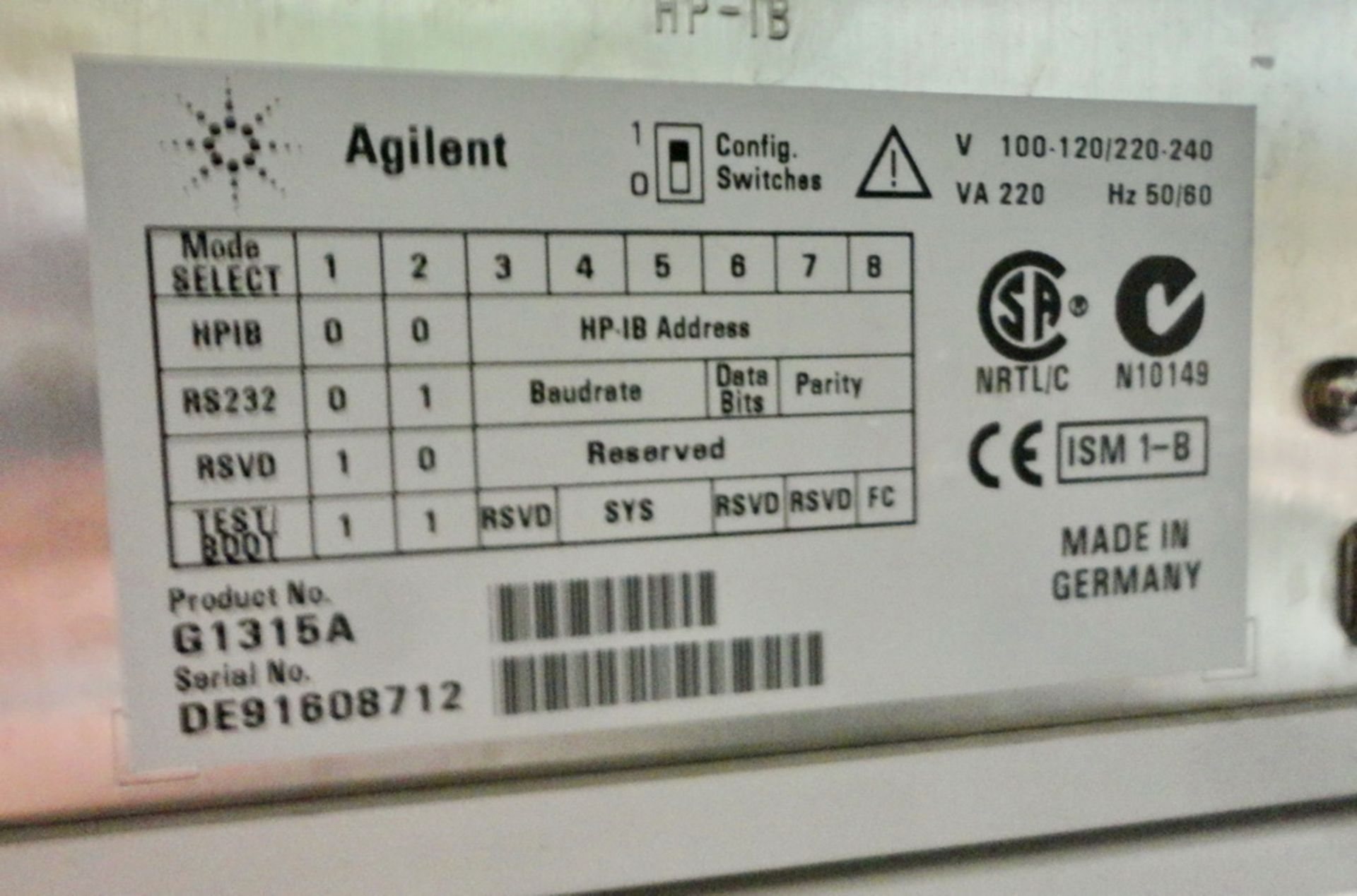 Agilent 1100 Series HPLC System, 7 component - Image 9 of 13