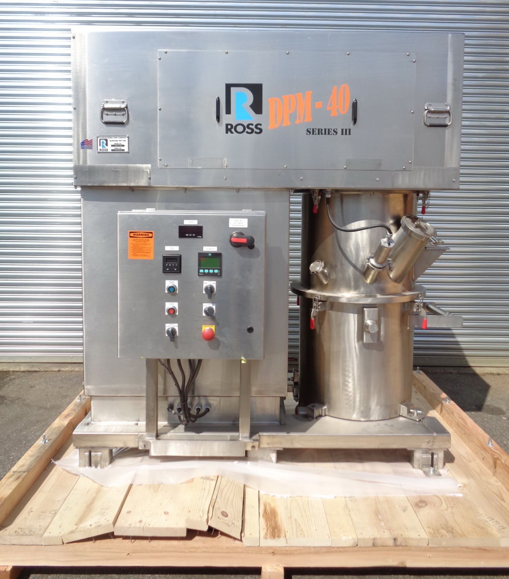 UNUSED Ross 40 gallon 316SS Sanitary Double Planetary Mixer, Model DPM-40, SN 109774 - Image 2 of 24
