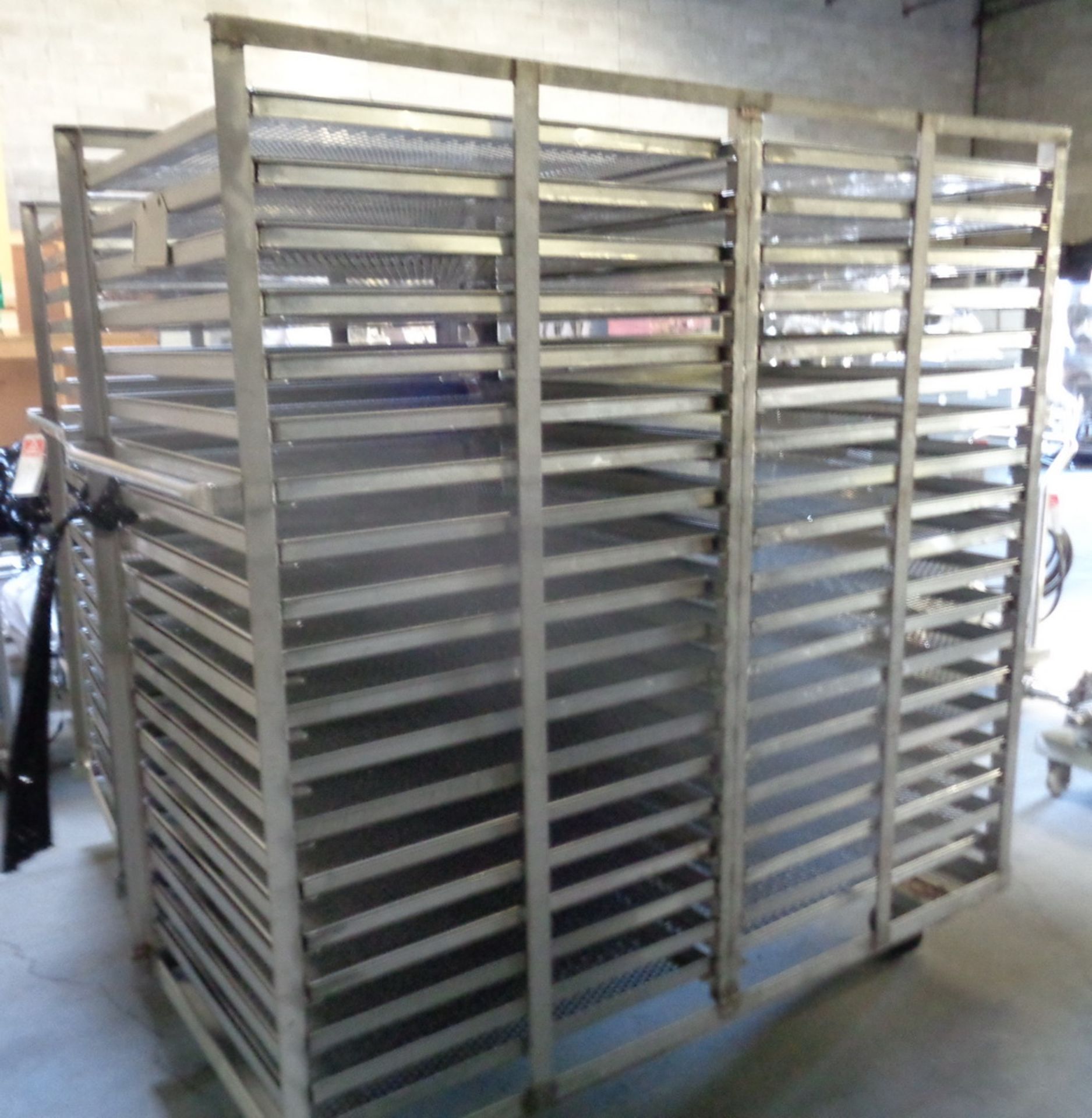 Stainless Steel Oven Rack, portable (for drying oven), includes 19 SS trays - Image 2 of 4