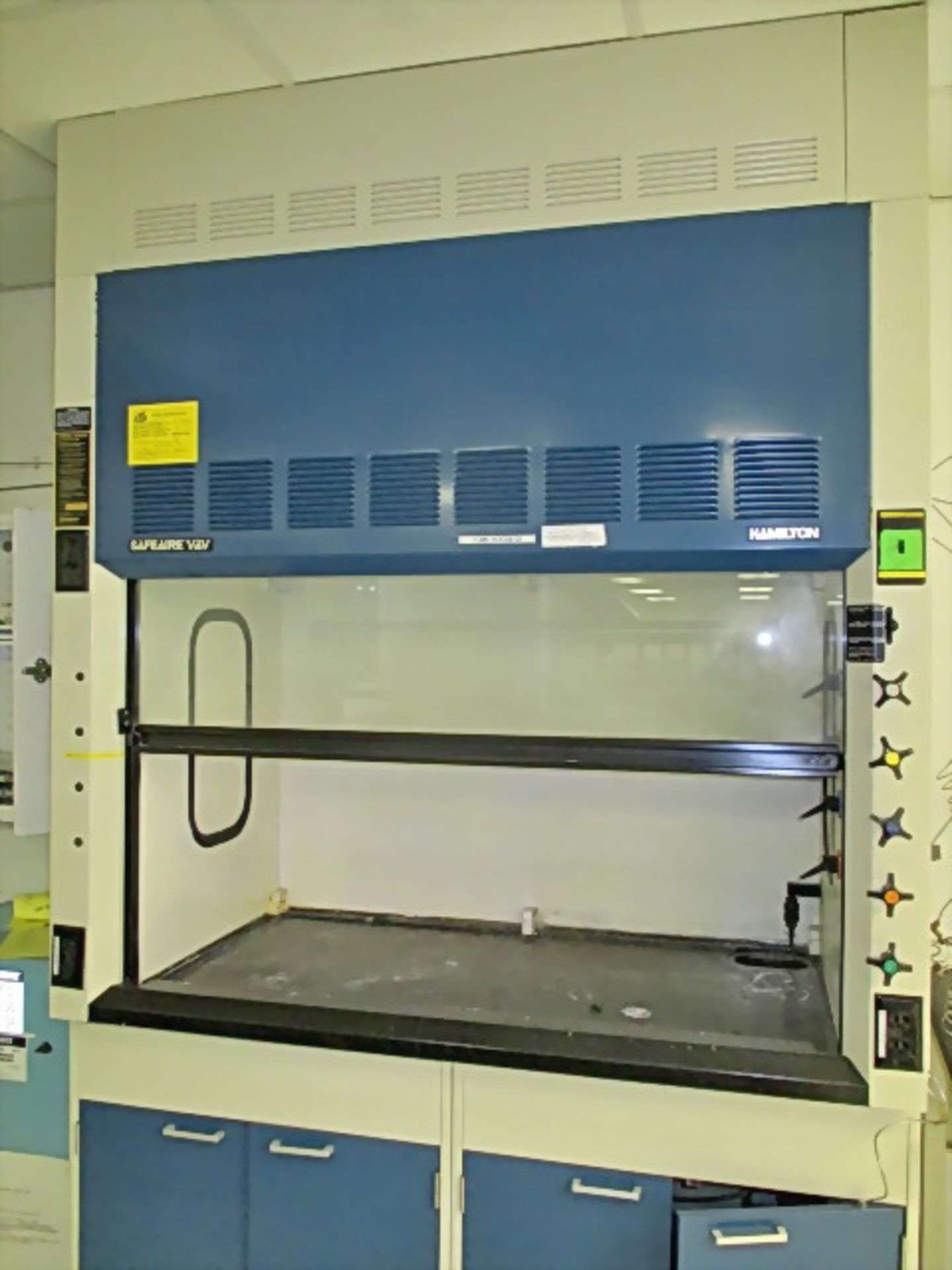 Hamilton Fume Hood, Model Safeaire VAV, with blower, 50" W x 24" D x 48" H