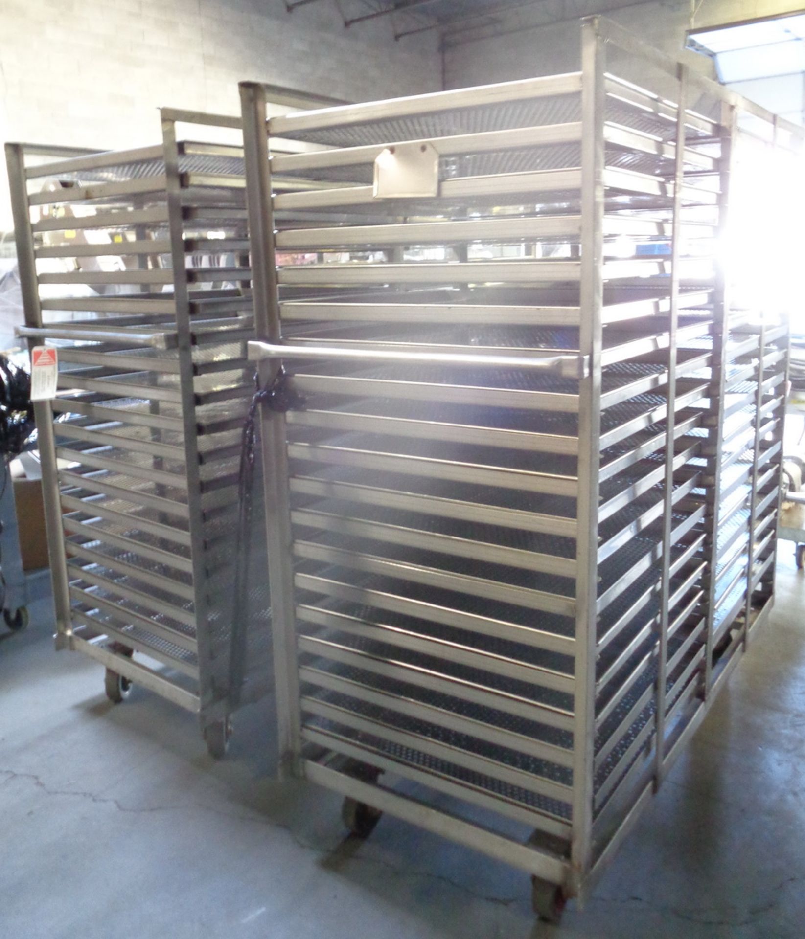 Stainless Steel Oven Rack, portable (for drying oven), includes 19 SS trays