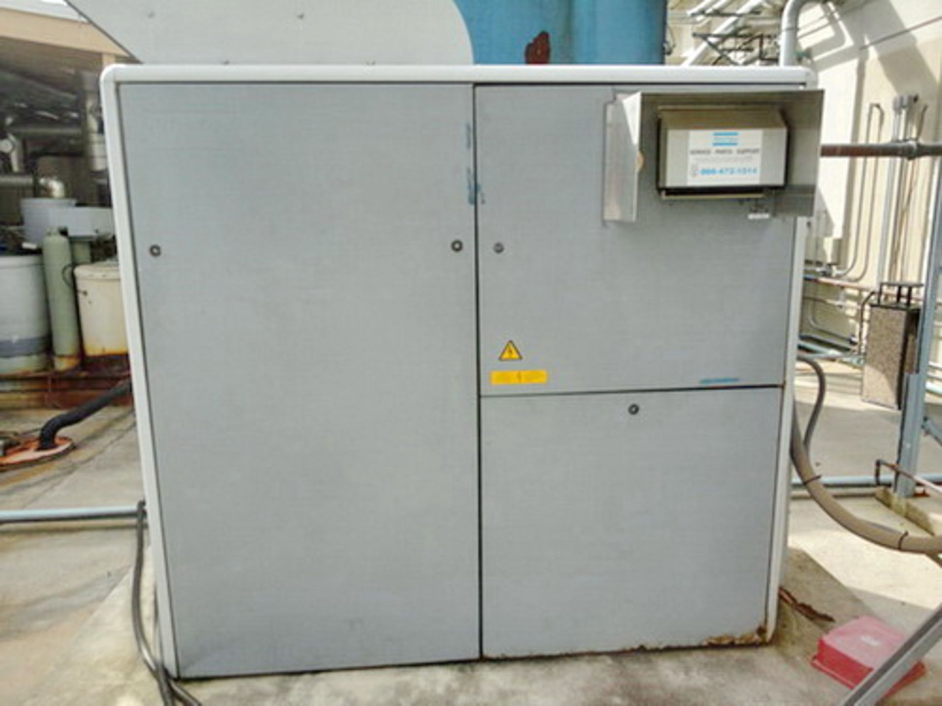 Atlas Copco 60 HP Oil Free air compressor, Model ZT45, S/N AII 702179 with Hankinson Air Dryer