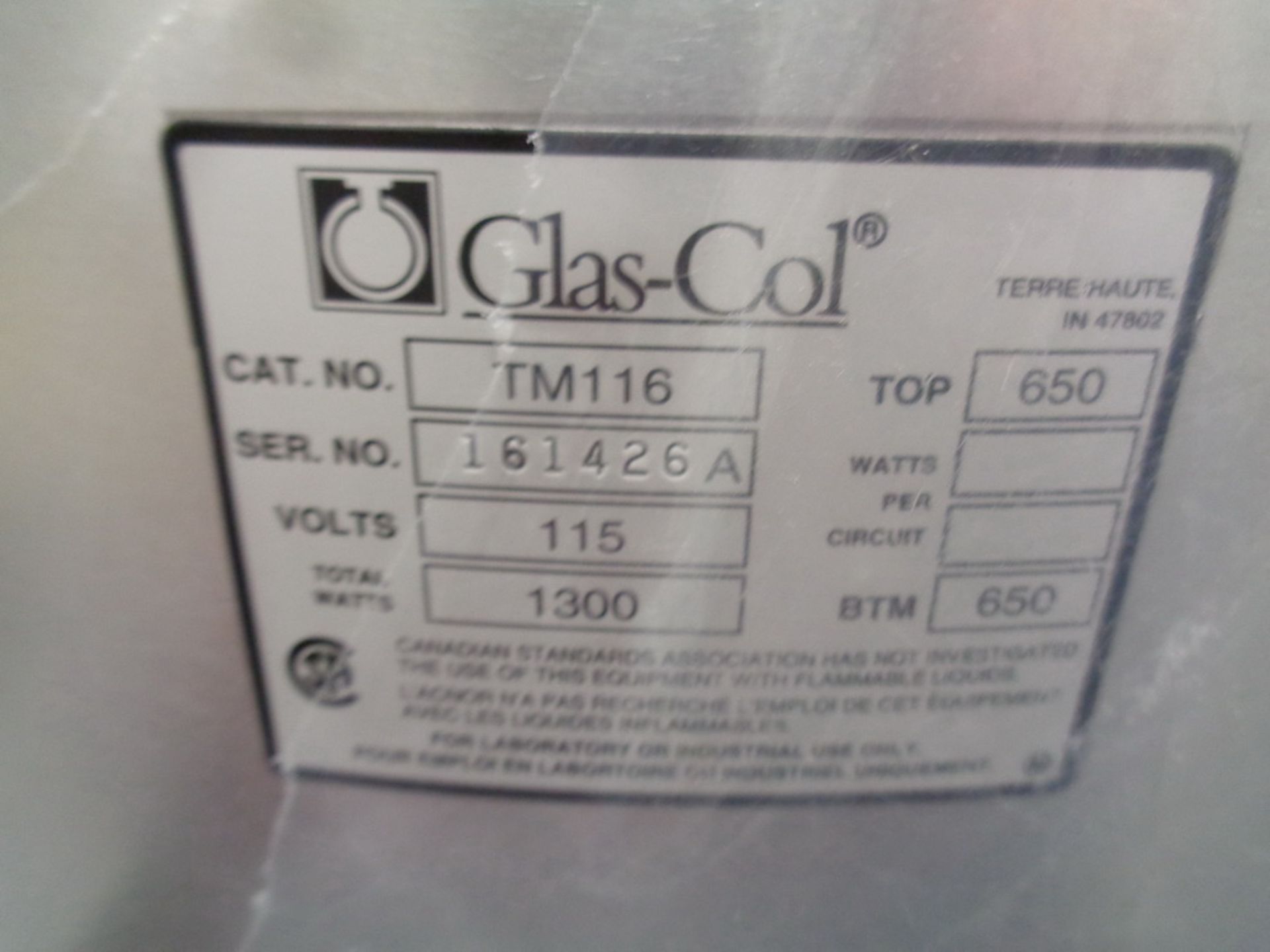 (2) Glas-Col Heating Mantle, TM116 - Image 2 of 2