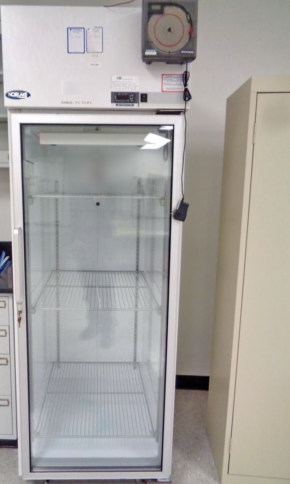 Norlake Scientific Single Glass Door Refrigerator