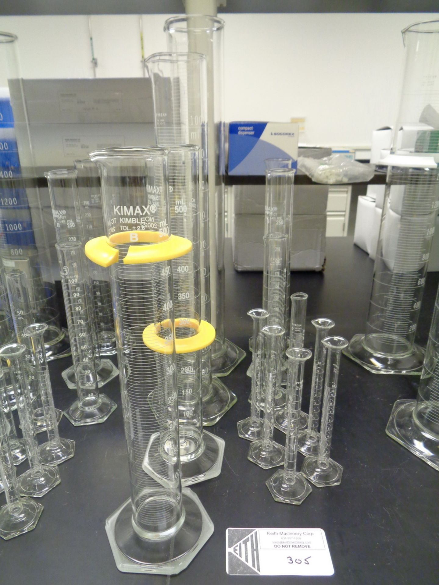 Lot of (13) Assorted Glass Graduated Cylinders