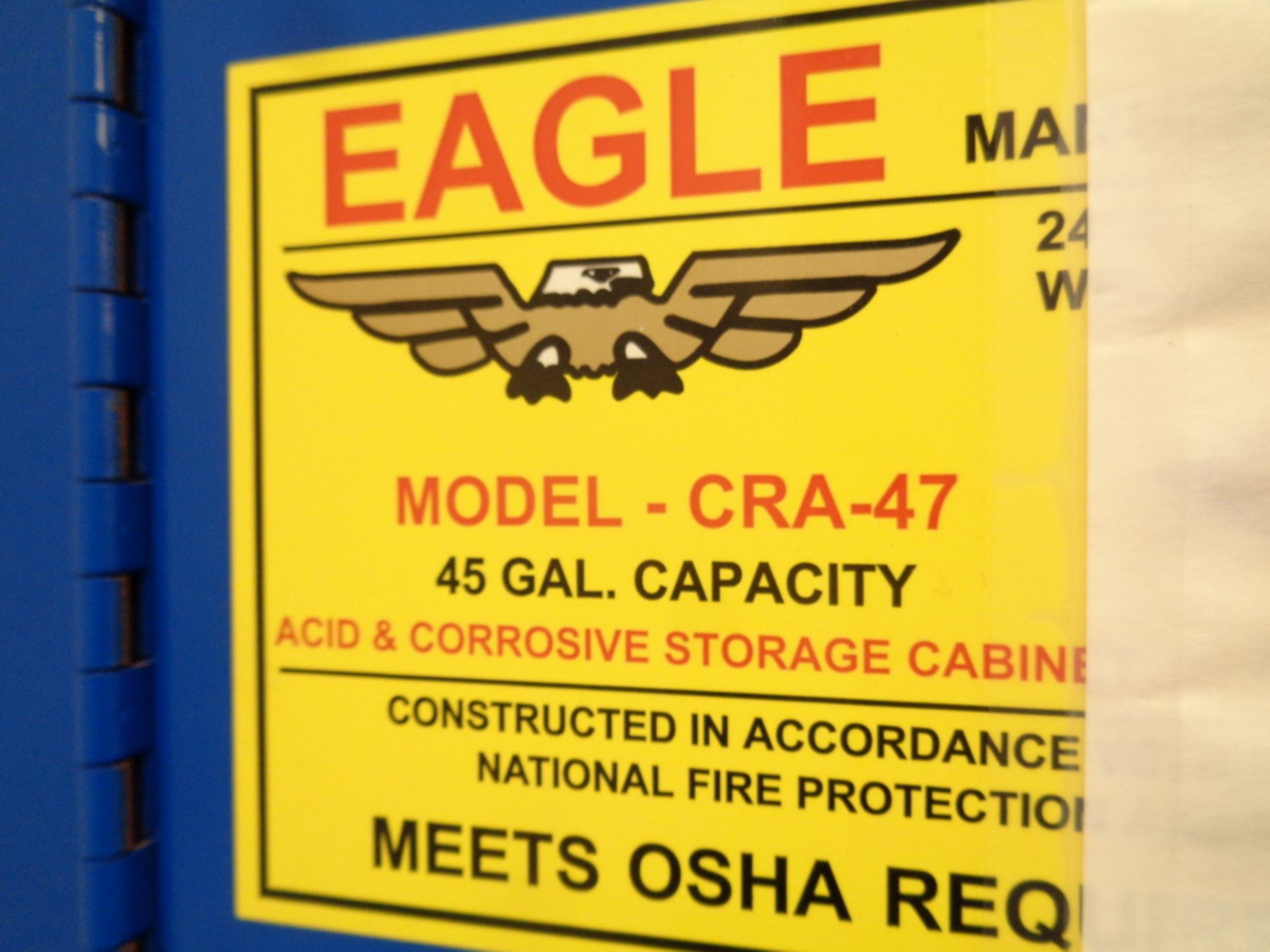 Eagle Corrosion Storage Cabinet - Image 2 of 3