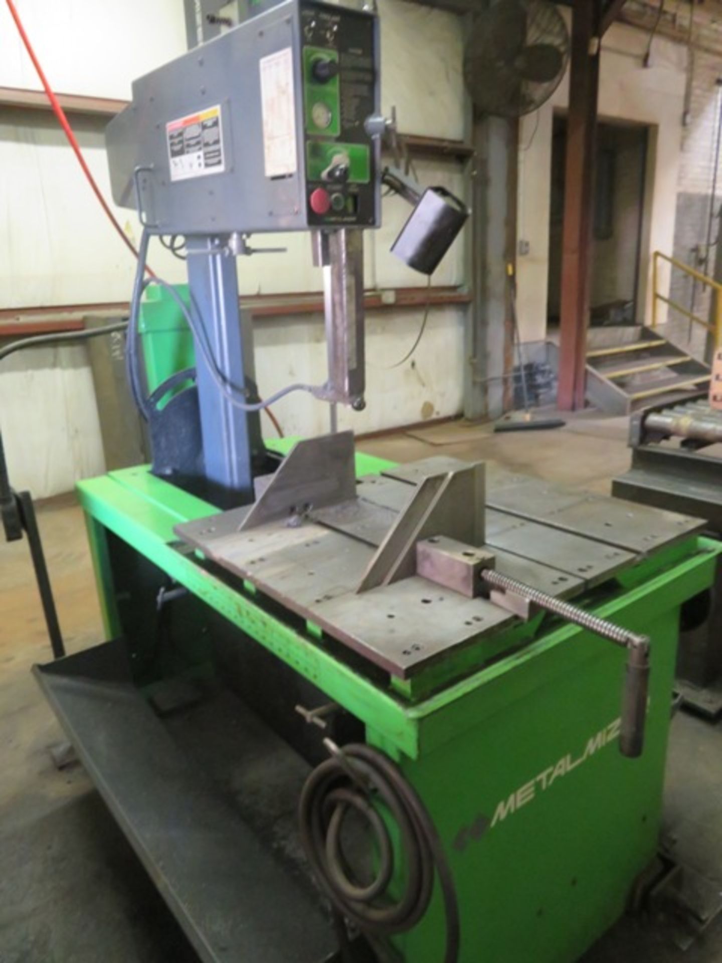 Metal Mizer Mdl. MV2018 Vertical Bandsaw, 460 Volts, 3 Phase, 2 hp, S/N MS0115904A - Image 4 of 5