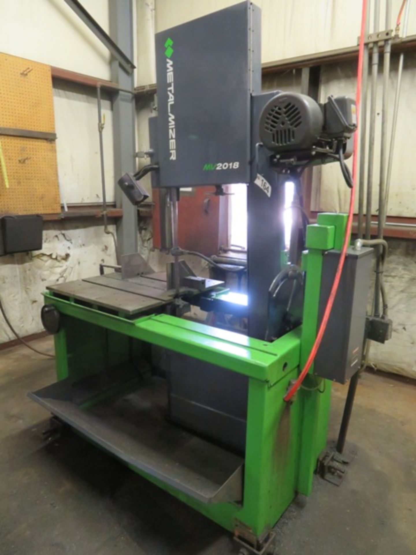 Metal Mizer Mdl. MV2018 Vertical Bandsaw, 460 Volts, 3 Phase, 2 hp, S/N MS0115904A