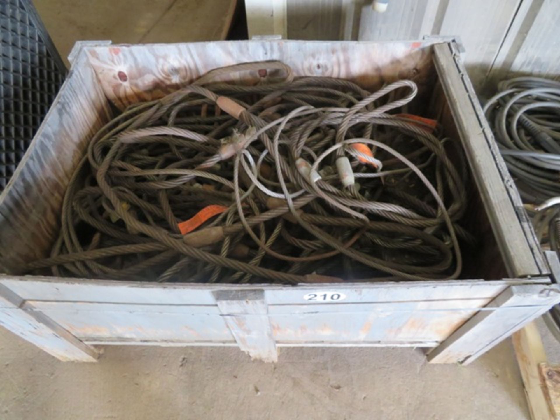 Lot of Rigging Cables in Wood Box