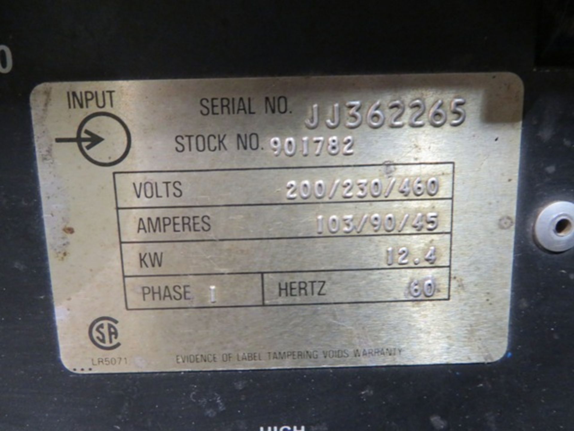 Miller Dial Arc HF High Frequency Welder - Image 3 of 4