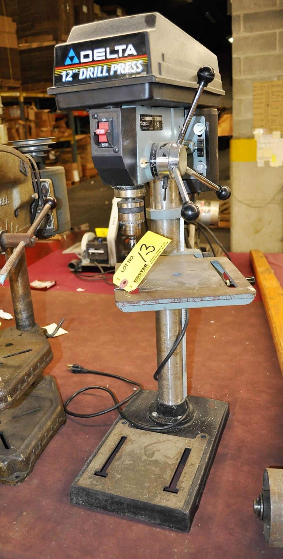 DELTA 12'' BENCH TYPE DRILL PRESS