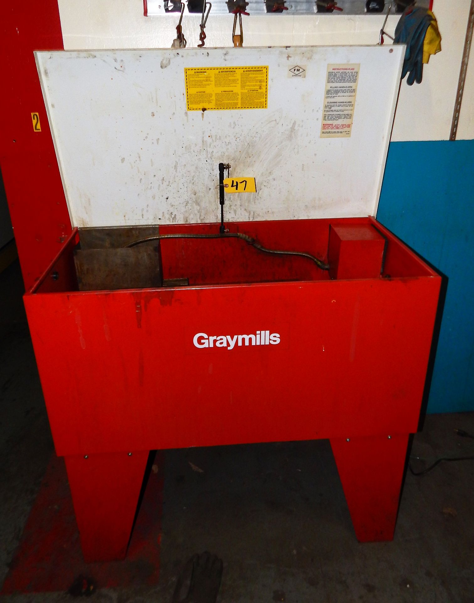 GRAYMILLS PARTS WASHER, 41'' X 19'' X 21''