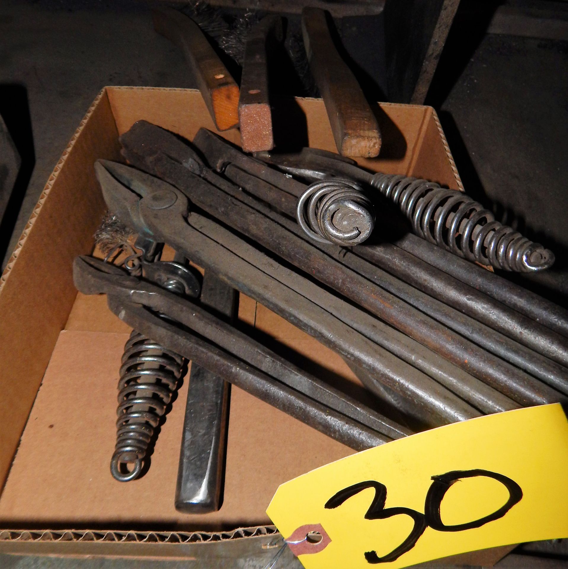 TONGS, WIRE BRUSHES & WELDING HAMMERS