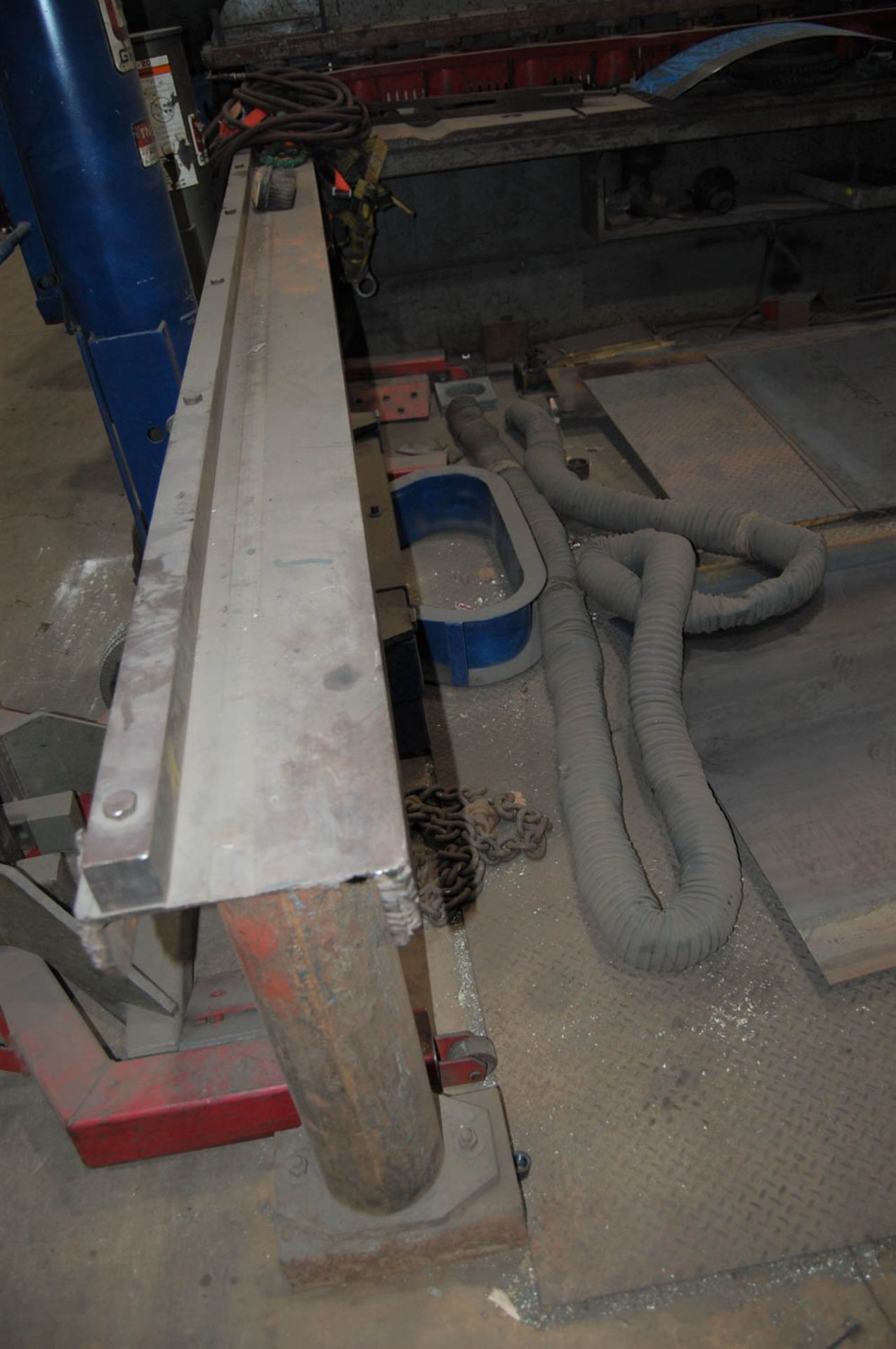 STEELWELD MDL 6012 10' X 3/8'' MECHANICAL SHEAR, SQ. ARM, GAP TYPE, S/N: M-4040 (AS IS, WHERE IS) - Image 5 of 8