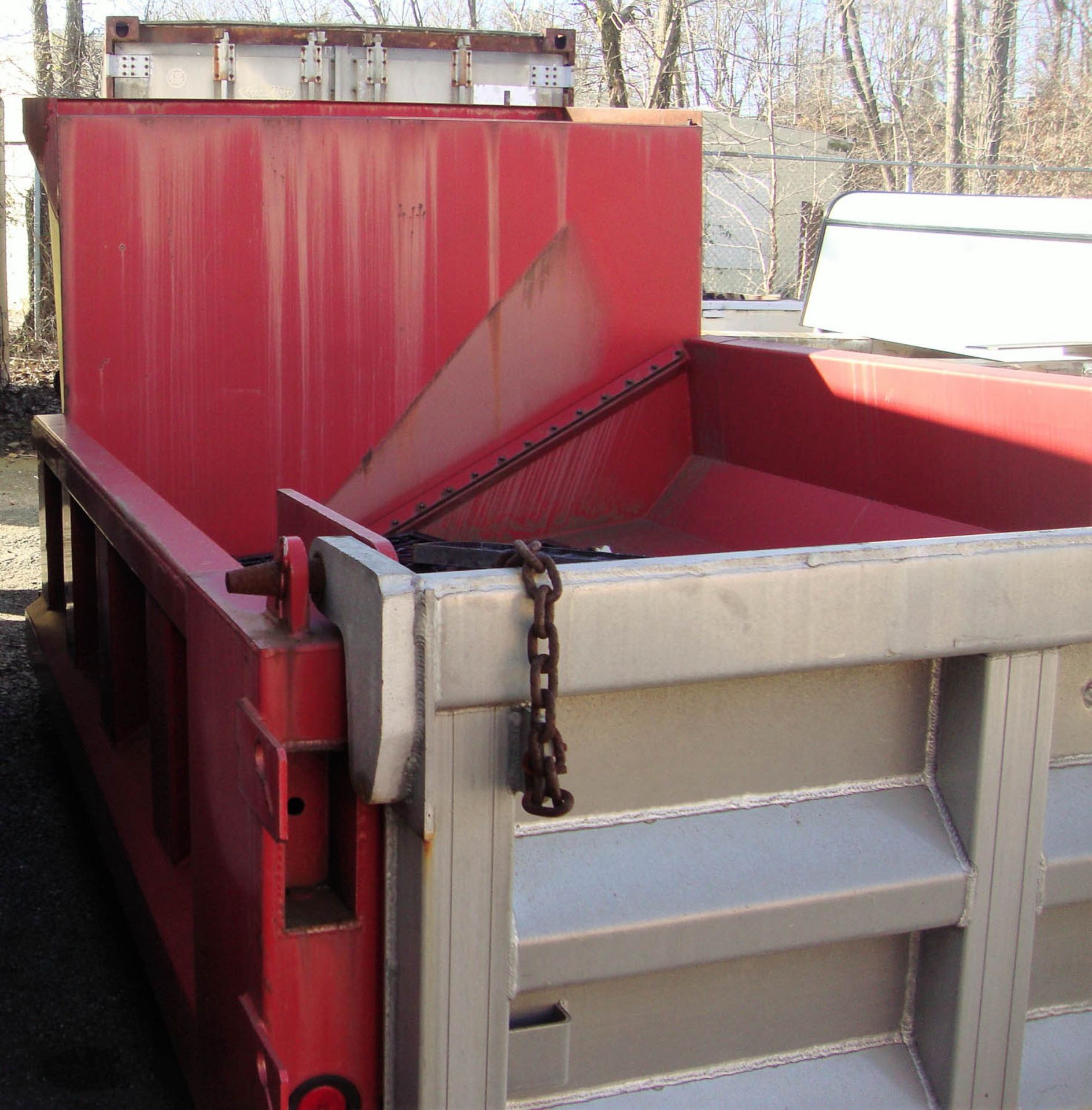 RED DUMP TRUCK CAB, MEDIUM DUTY - Image 2 of 3