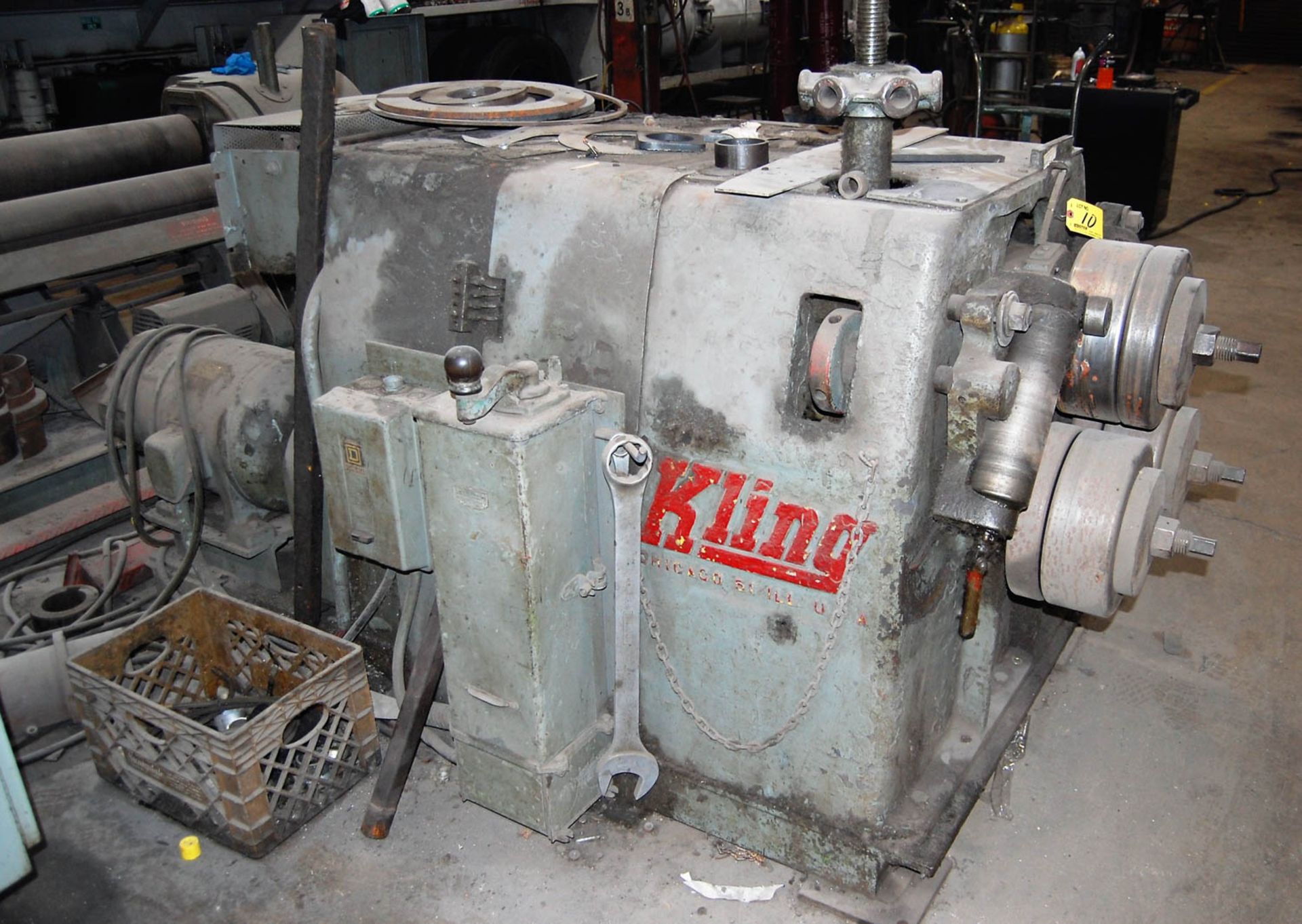 KLING VERTICAL ANGLE ROLLS, APPROXIMATELY 3'' X 3'' X 3/8'', 10HP, LEG-IN / LEG-OUT, S/N: 390441 - Image 2 of 7