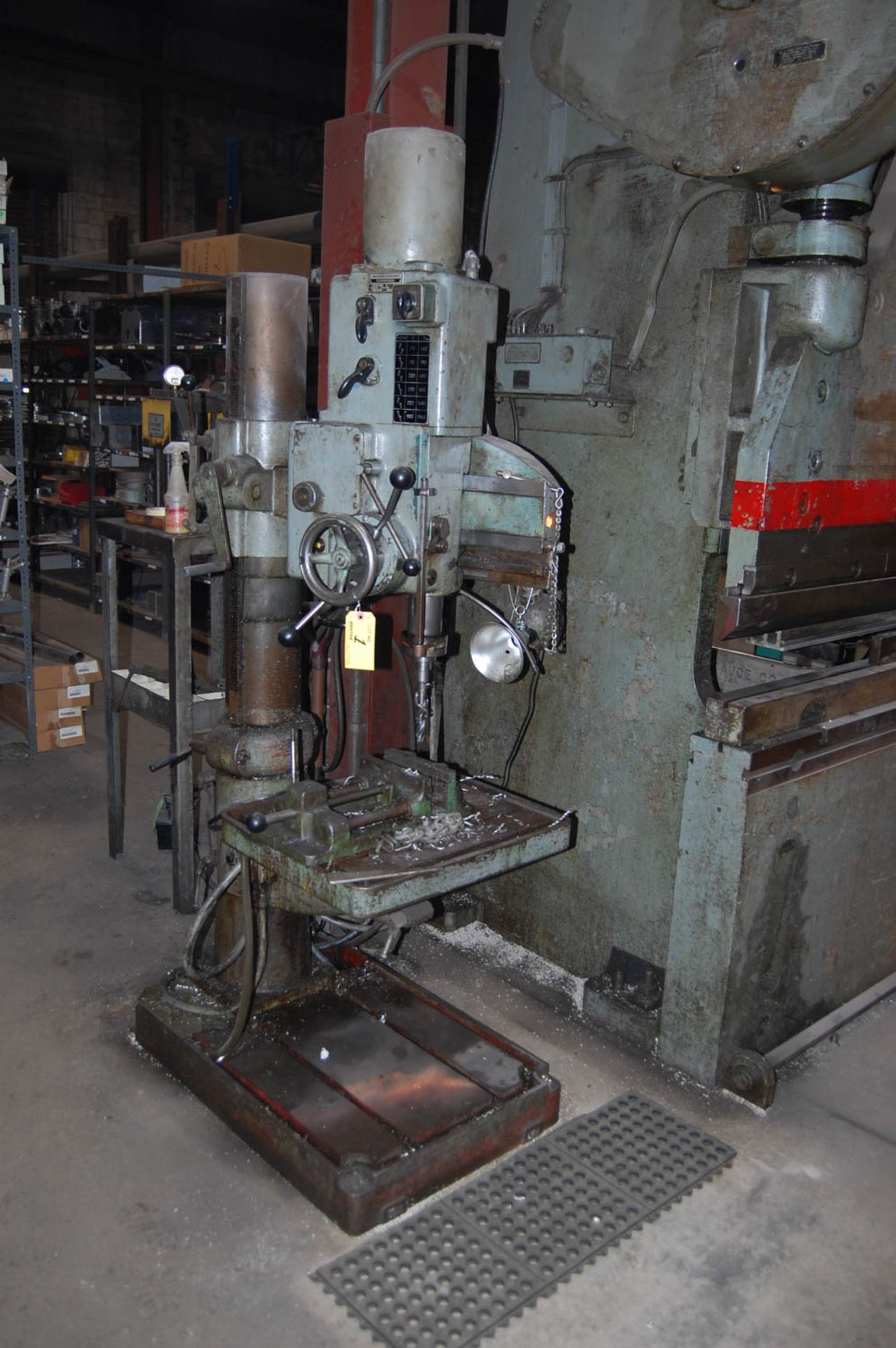 ARBOGA MDL. RM3512 2' GEARED HEAD RADIAL DRILL, 12-SPINDLE SPEEDS, 70-1965 RPM, 17'' X 20'' T- - Image 3 of 7