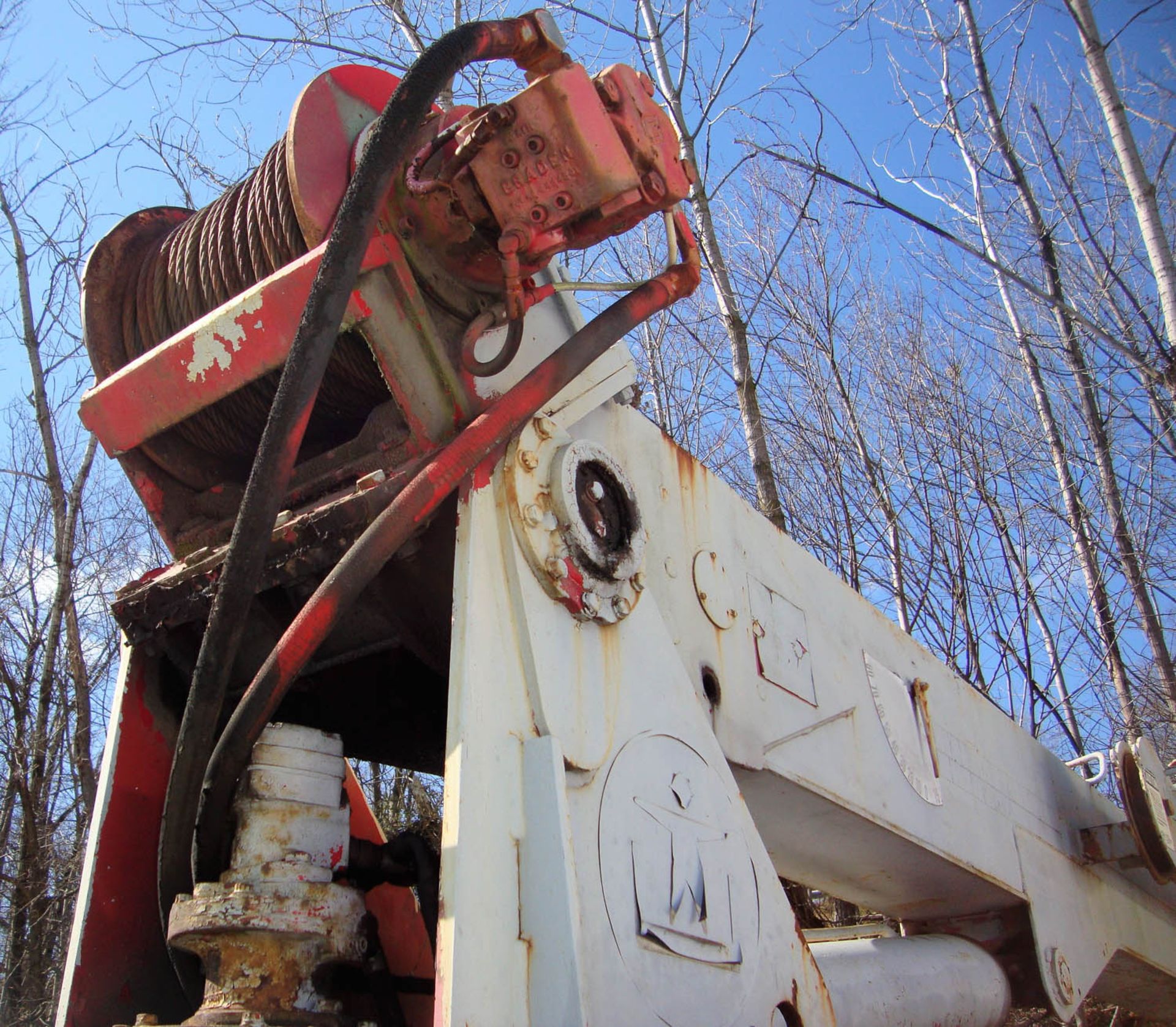 1986 FORD 8000 DIESEL BOOM TRUCK, APPROXIMATELY 119,000 MILES, VIN: 1FDYR80U4GVA61063 - Image 4 of 12