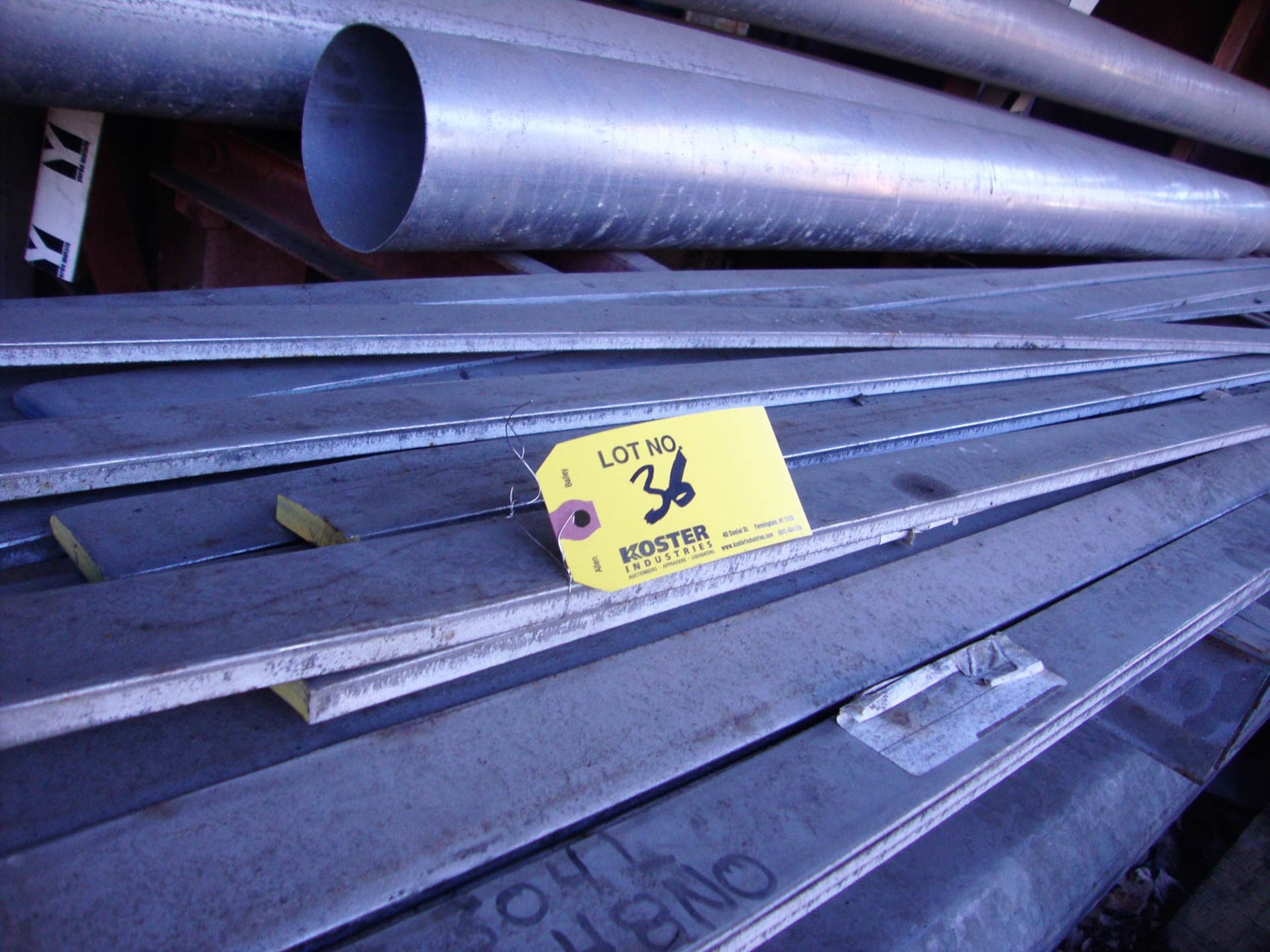 [21] 1/2'' X 2" STAINLESS STEEL FLAT BARS, 10' LONG