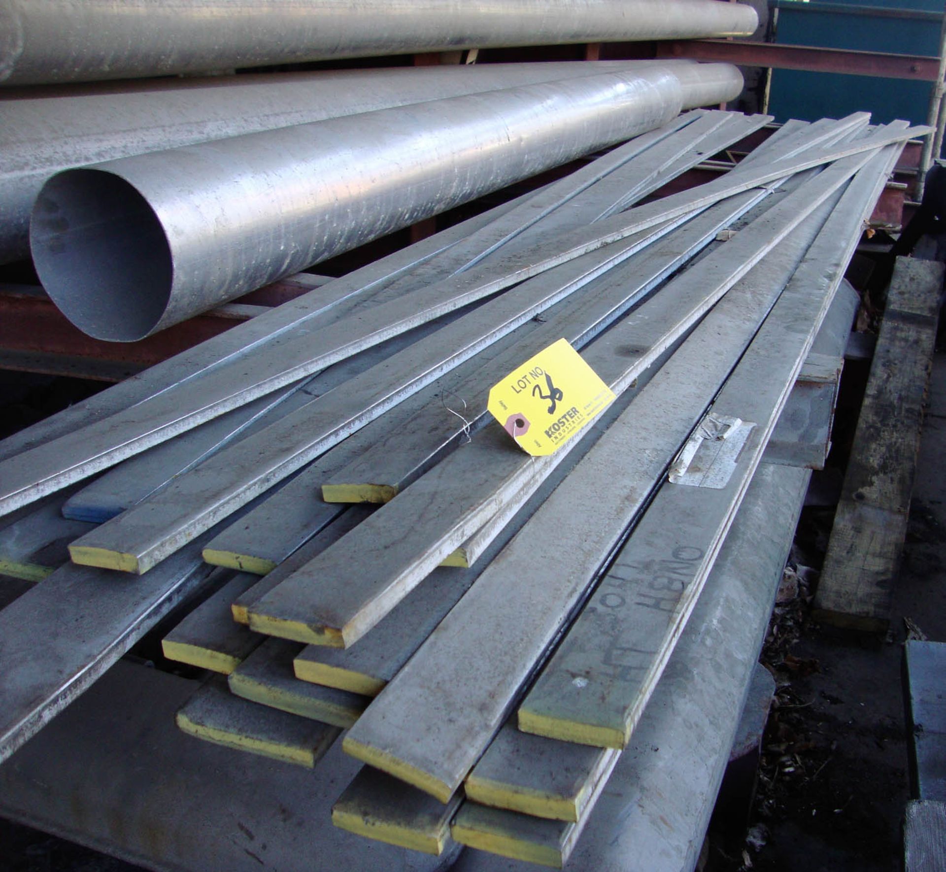 [21] 1/2'' X 2" STAINLESS STEEL FLAT BARS, 10' LONG - Image 2 of 2