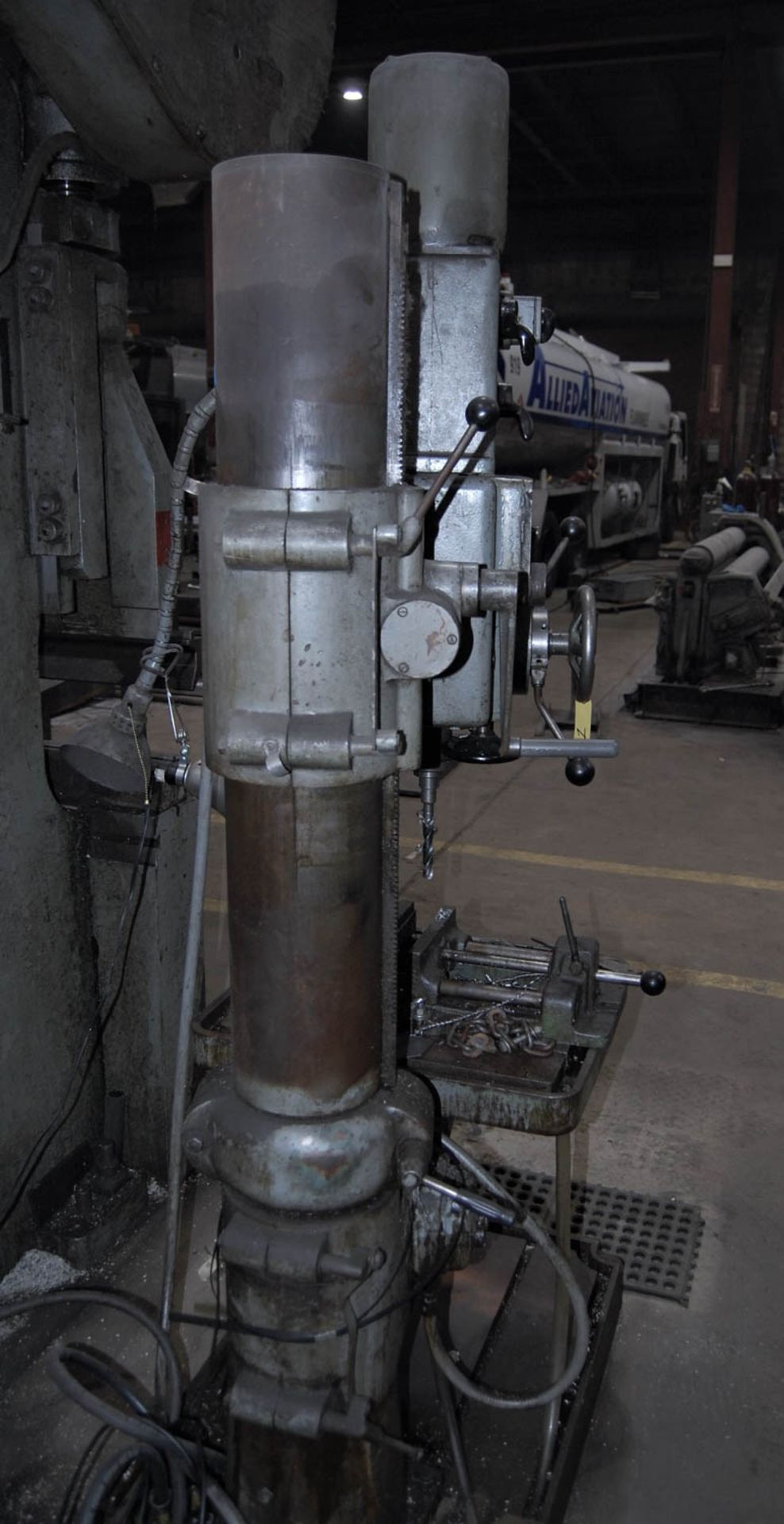 ARBOGA MDL. RM3512 2' GEARED HEAD RADIAL DRILL, 12-SPINDLE SPEEDS, 70-1965 RPM, 17'' X 20'' T- - Image 7 of 7