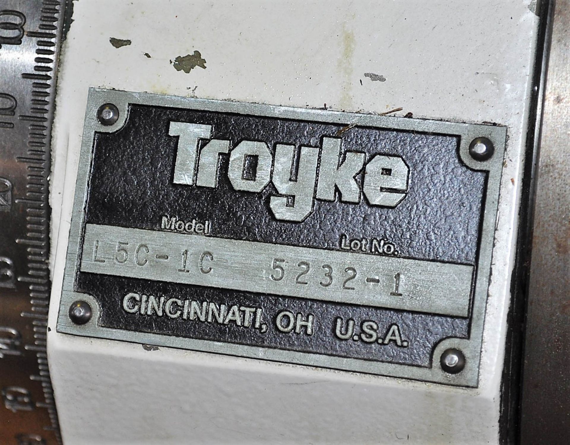 TROYKE MDL. L5C-1C 4TH AXIS UNIT, S/N: 5232-1 [LOCATED IN ROANOKE, VA] - Image 3 of 3