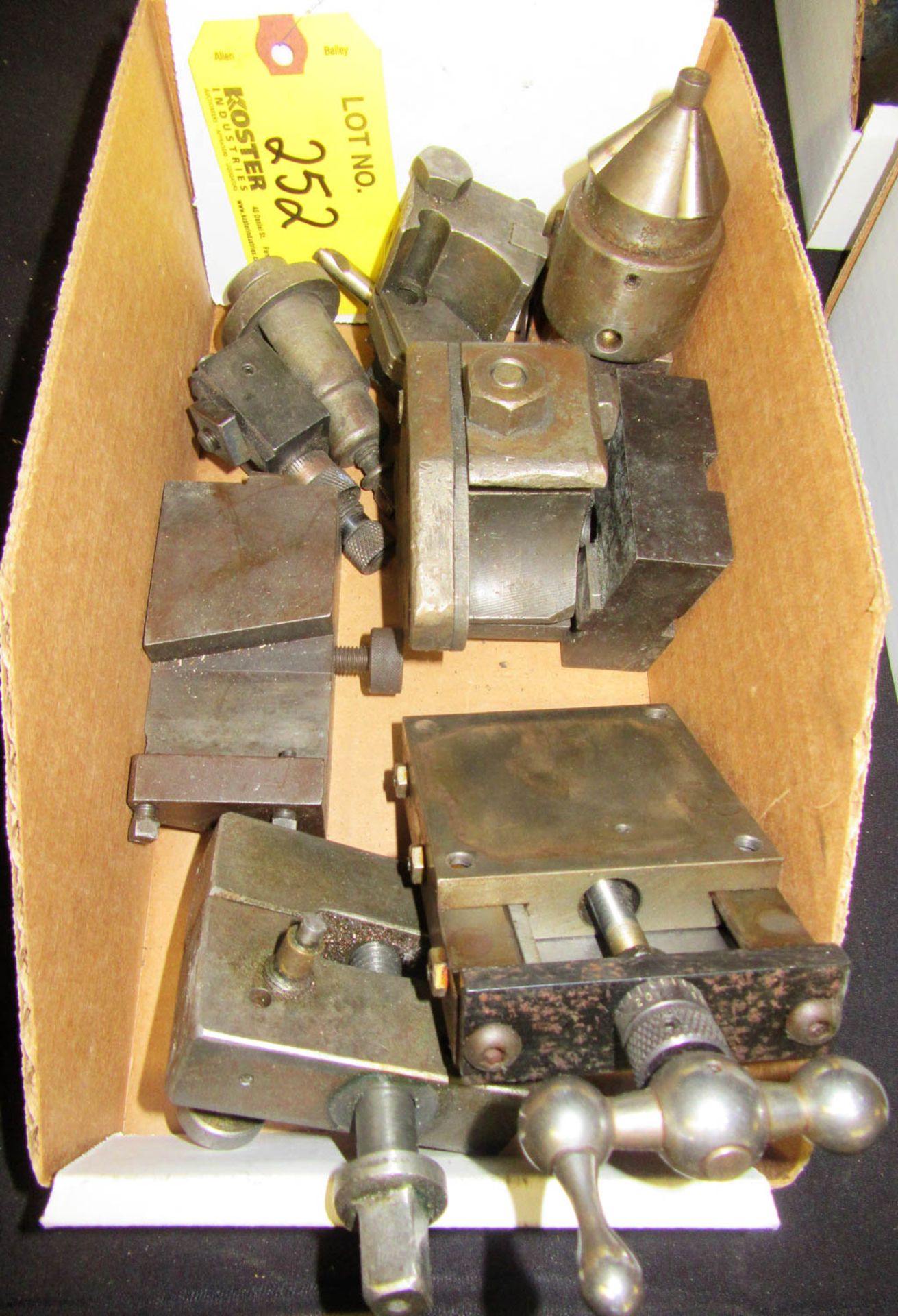 SLIDING TABLE, ASSORTED LATHE TOOLING [LOCATED IN PAWTUCKET, RI]