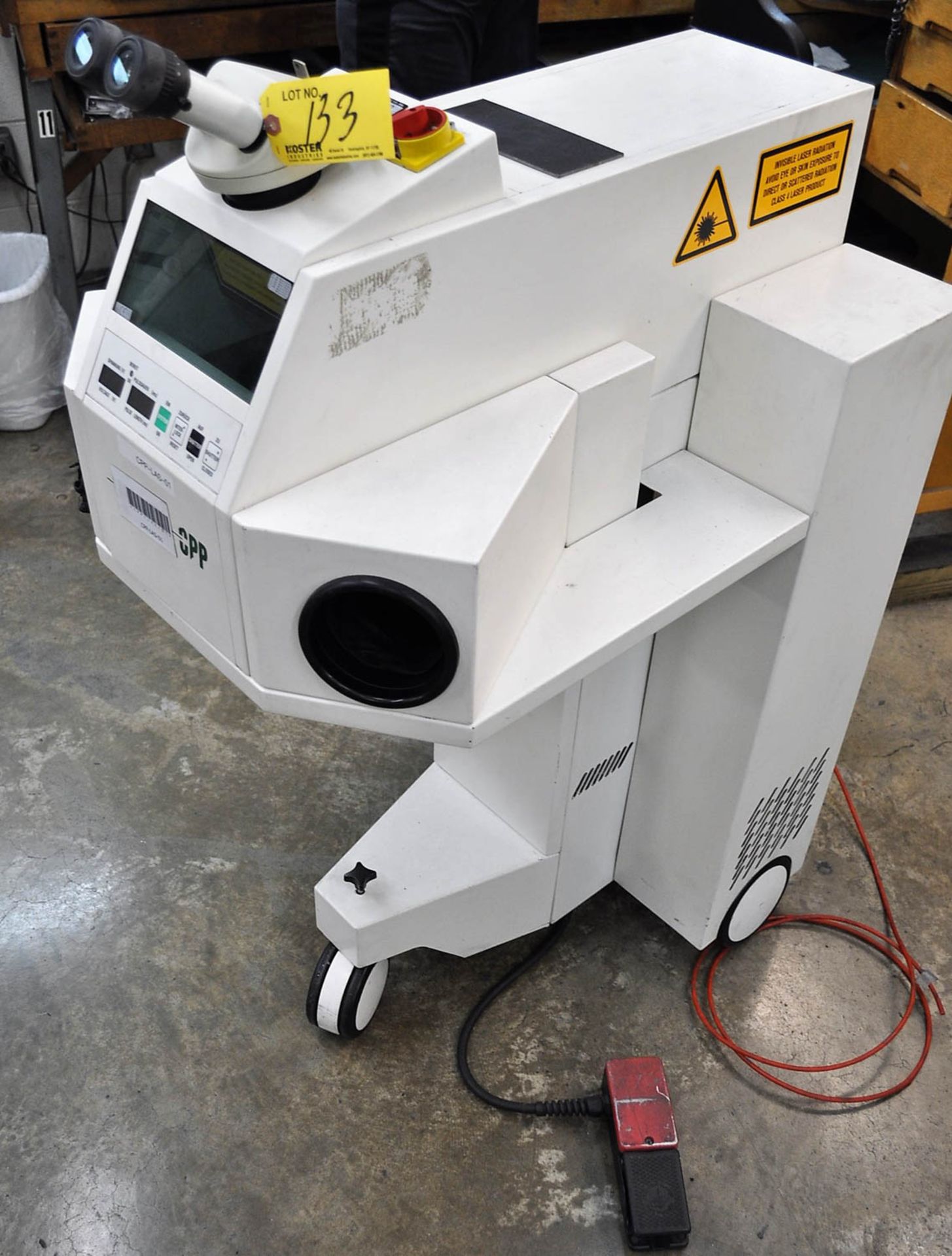 LASERTECH MDL. SW4001E JEWELRY LASER WELDER UNIT, S/N: D152 (1996) [LOCATED IN ROANOKE, VA]