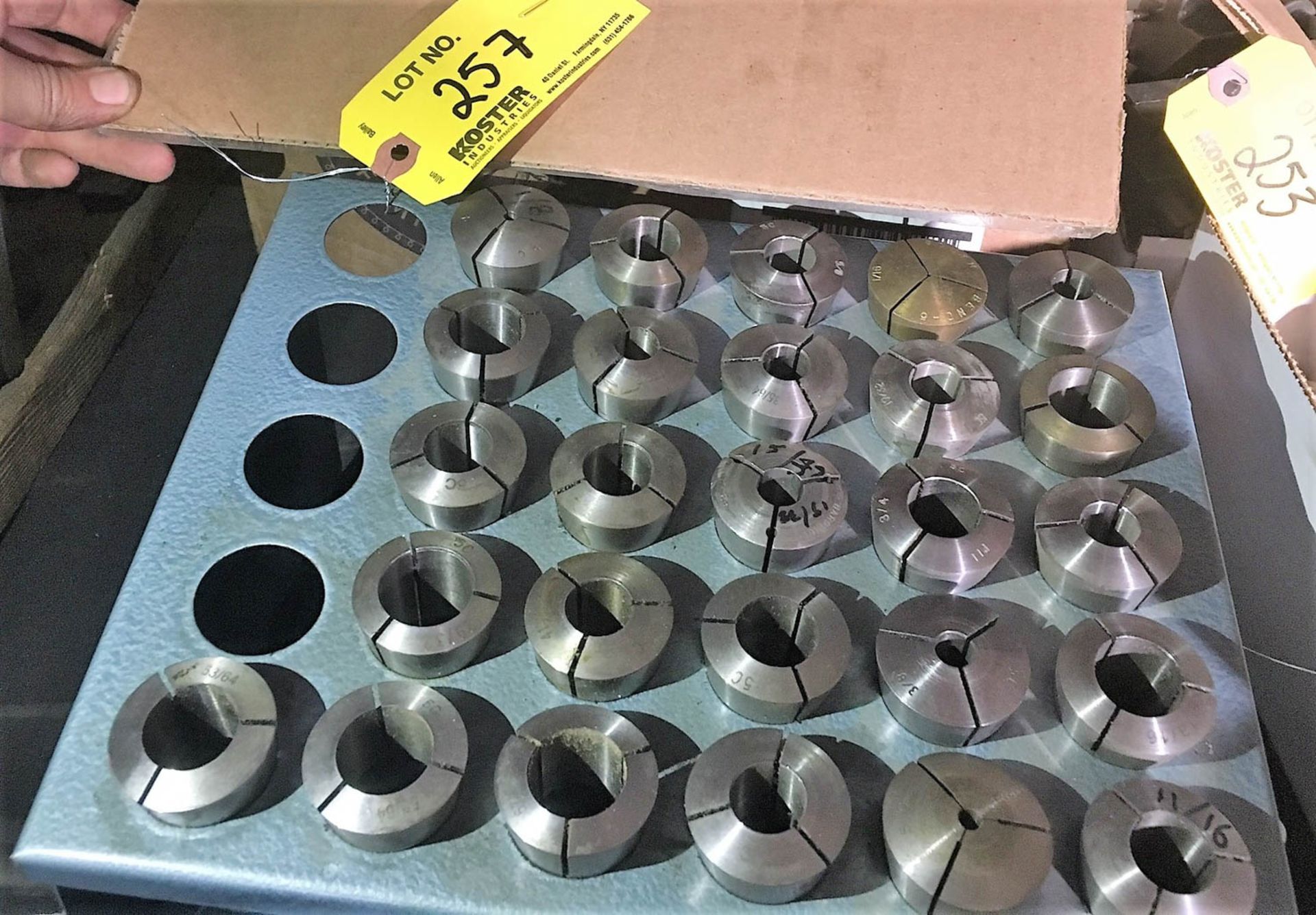 HARDINGE TYPE SET OF [26] 5C ASSORTED COLLETS [LOCATED IN PAWTUCKET, RI]