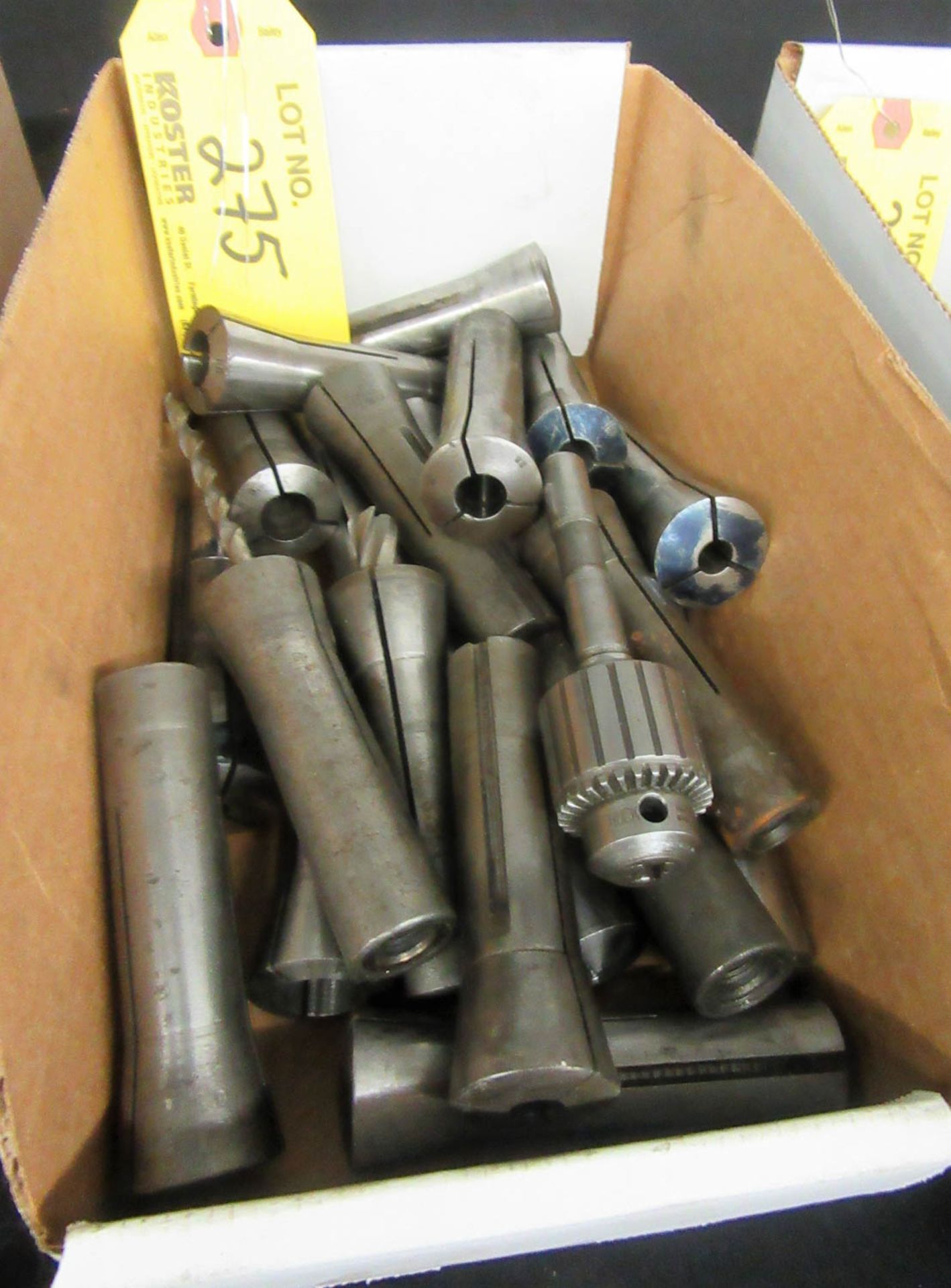 ASSORTED R8 COLLETS, DRILL CHUCK [LOCATED IN PAWTUCKET, RI]