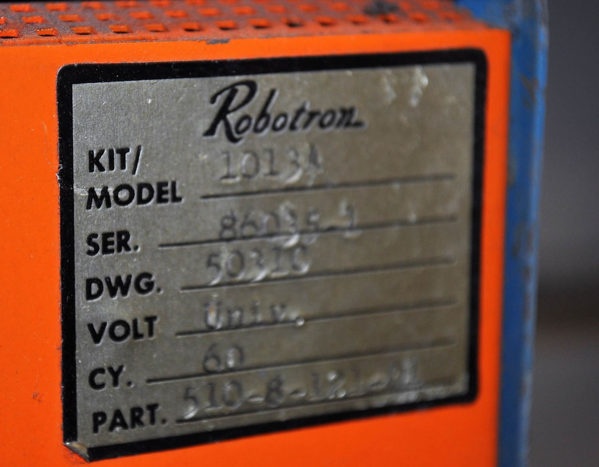 EISLER 15-AMP SPOT WELDER, WITH ROBOTRON 1013A CONTROL, S/N: 123806 [LOCATED IN ROANOKE, VA] - Image 3 of 4