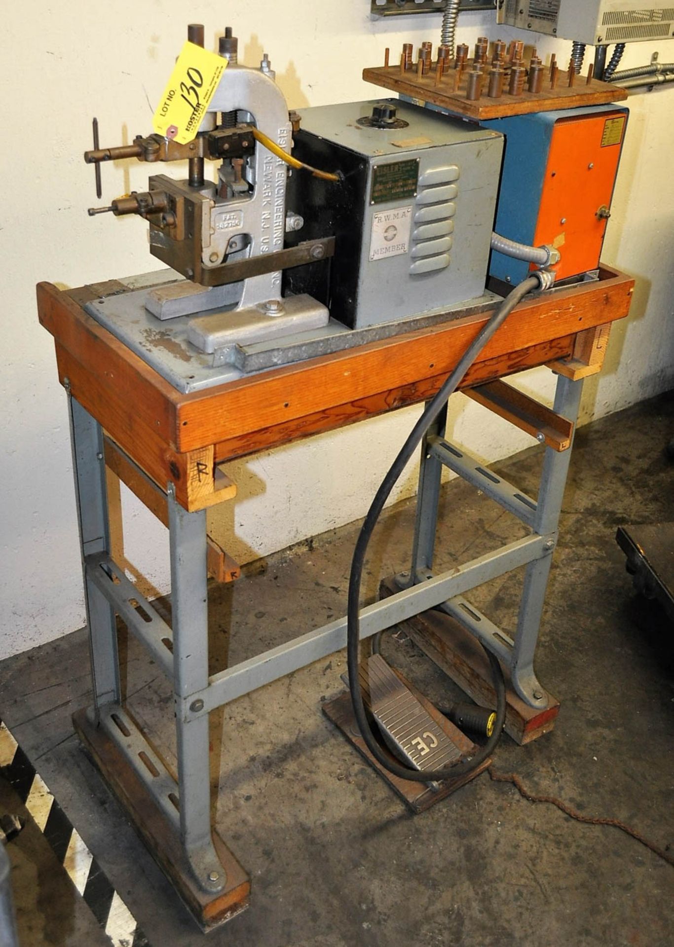 EISLER 15-AMP SPOT WELDER, WITH ROBOTRON 1013A CONTROL, S/N: 123806 [LOCATED IN ROANOKE, VA]