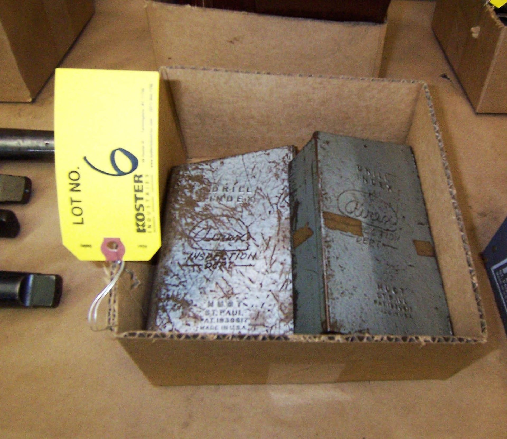 (2) DRILL INDEX BOXES WITH DRILL BLANKS