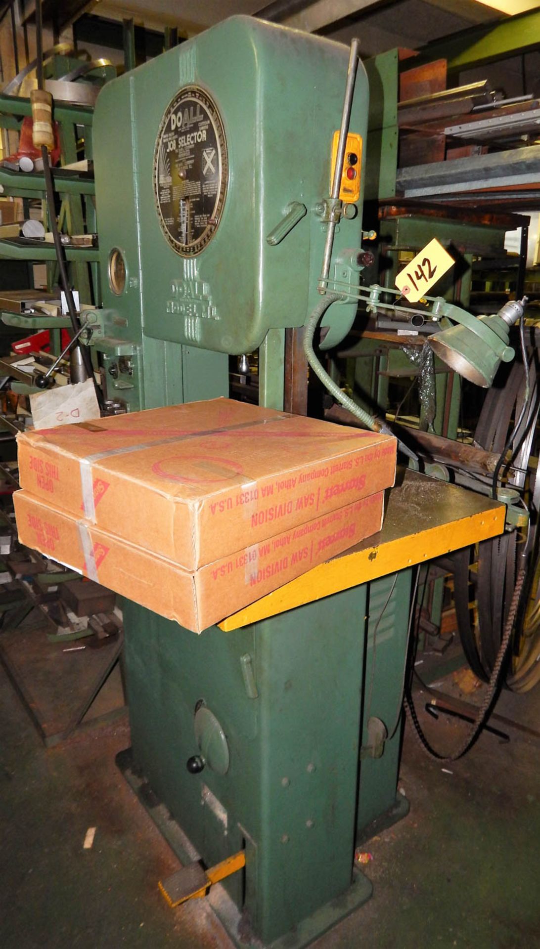 DOALL MDL. ML 24'' X 24'' VERTICAL BANDSAW, WITH 16'' THROAT, BLADE WELDING & GRINDING ATTACHMENT,