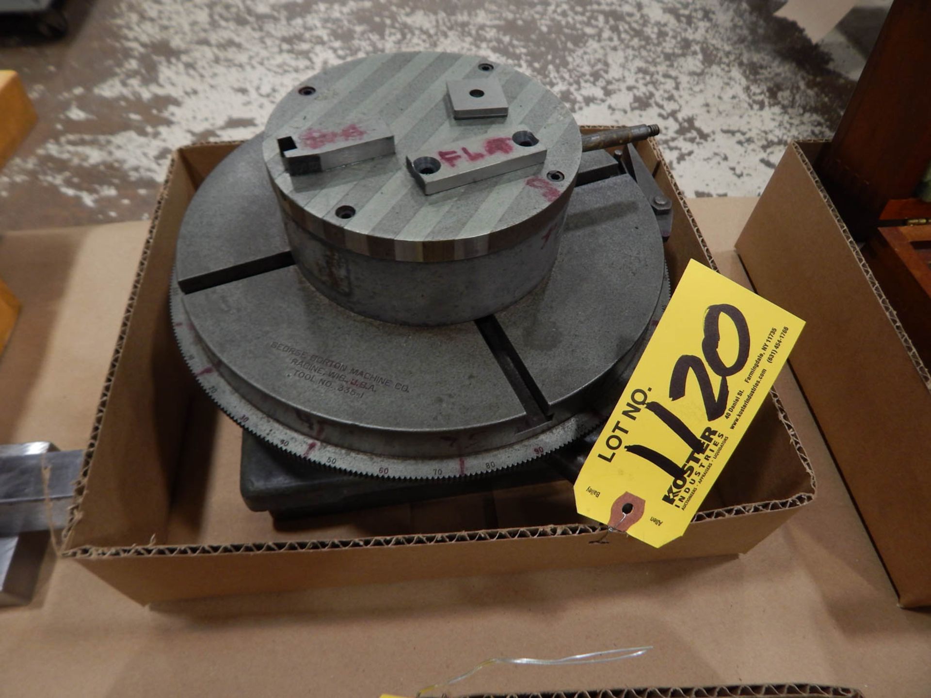 10'' ROTARY TABLE WITH 5'' DIAMETER MAGNETIC CHUCK