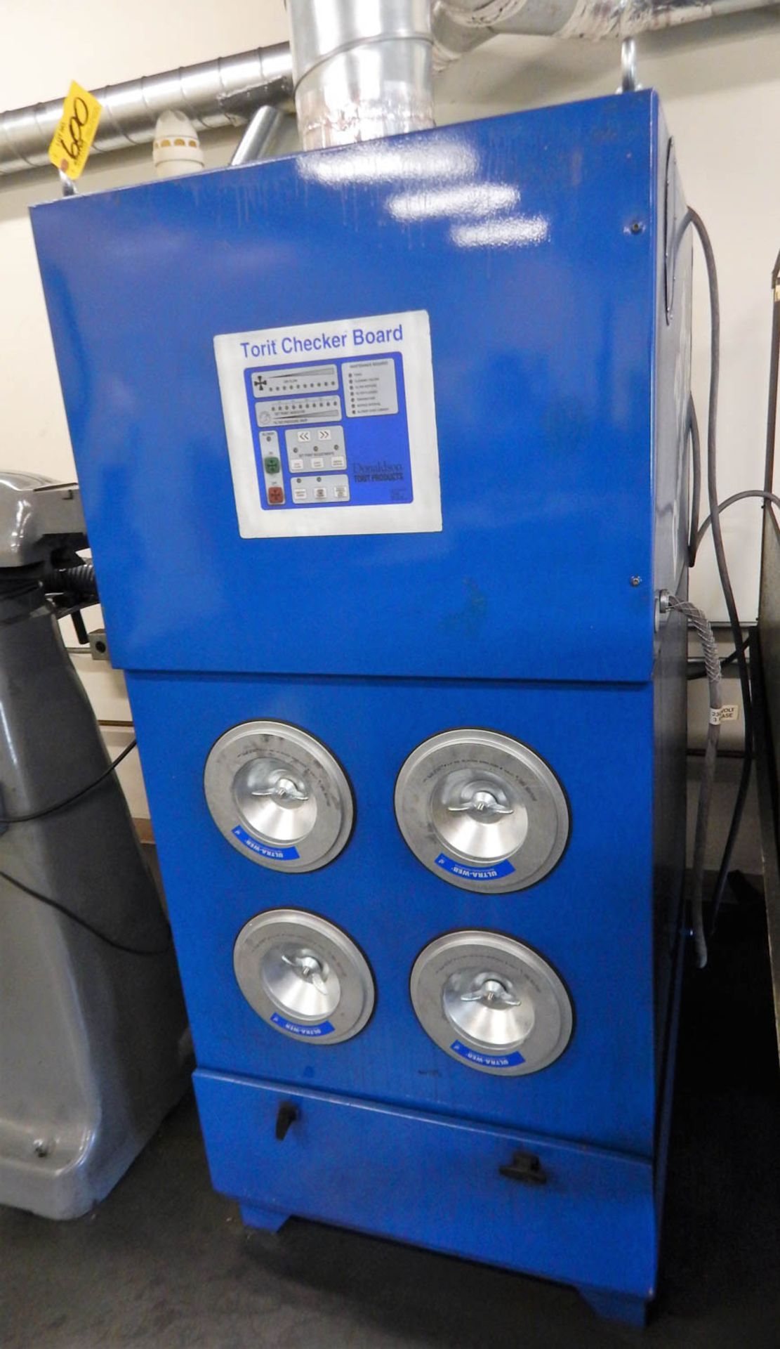 TORIT DOWNFLO DUST COLLECTION SYSTEM, WITH TORIT CHECKER BOARD CONTROLS