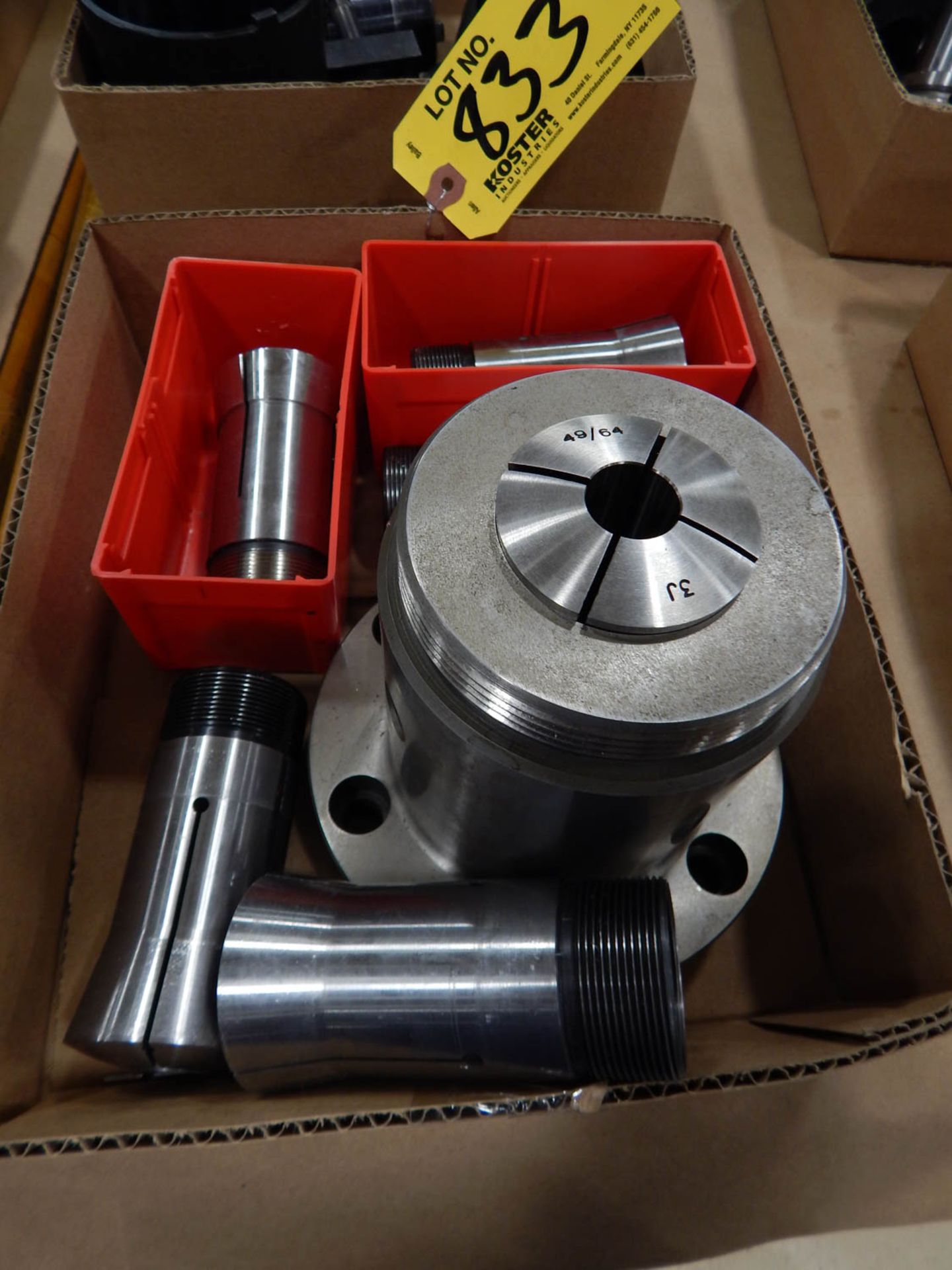 3J COLLET NOSE CHUCK, WITH COLLETS