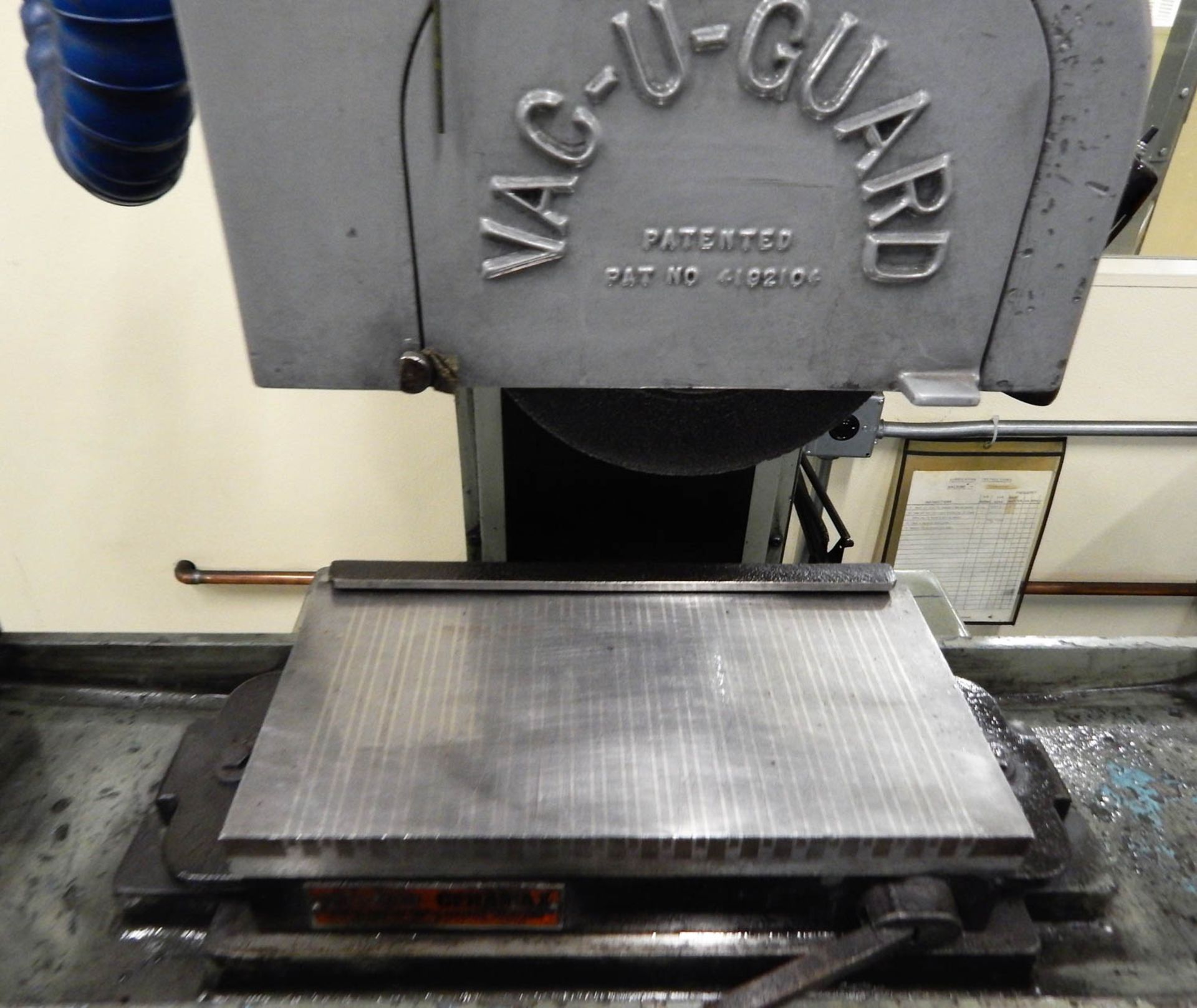 MITSUI MDL. MSG-200MH SURFACE GRINDER, WITH WALKER CERAMAX 6'' X 12'' CHUCK, 7'' WHEEL, S/N: - Image 3 of 3