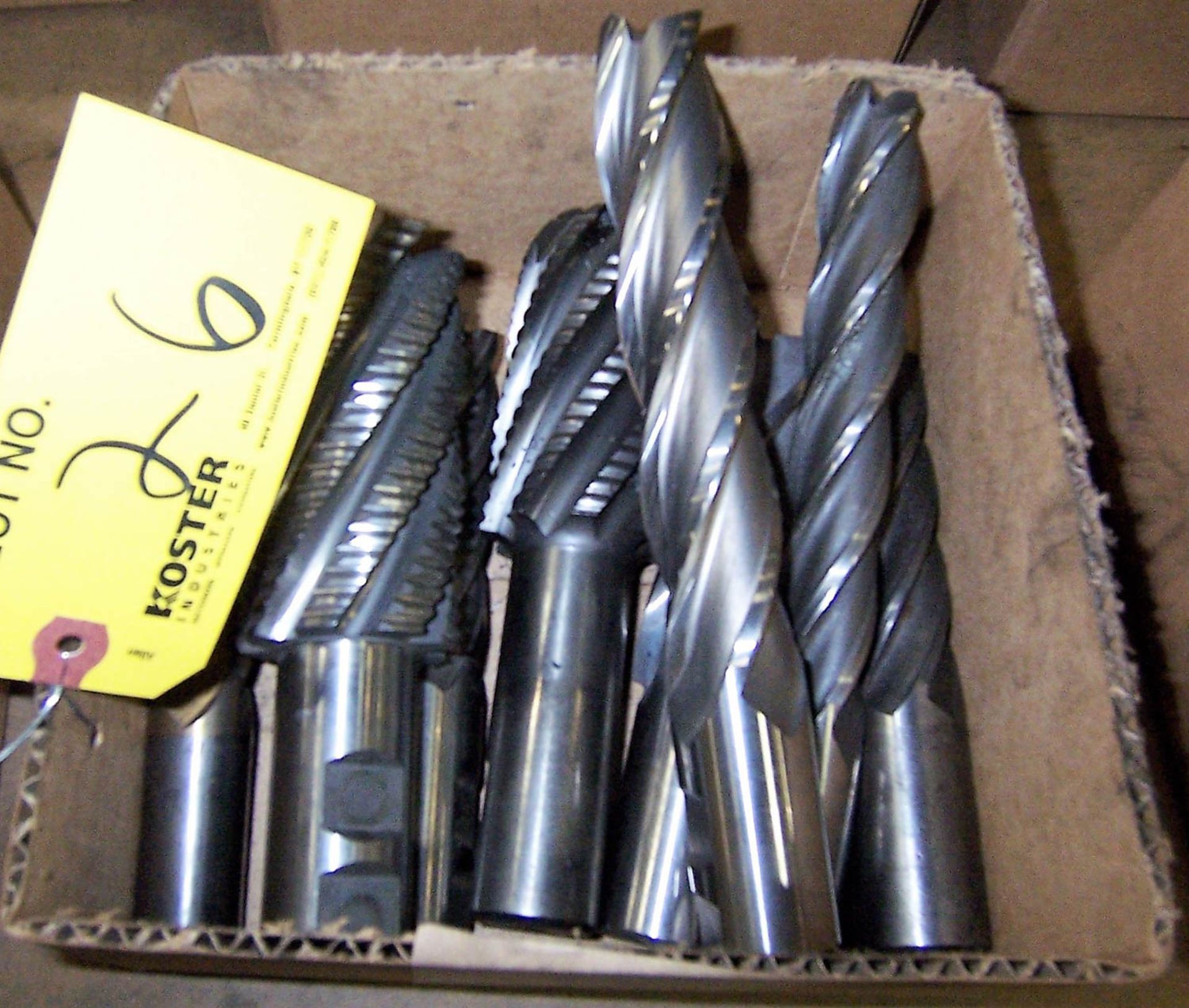 LOT OF ASSORTED END MILLS