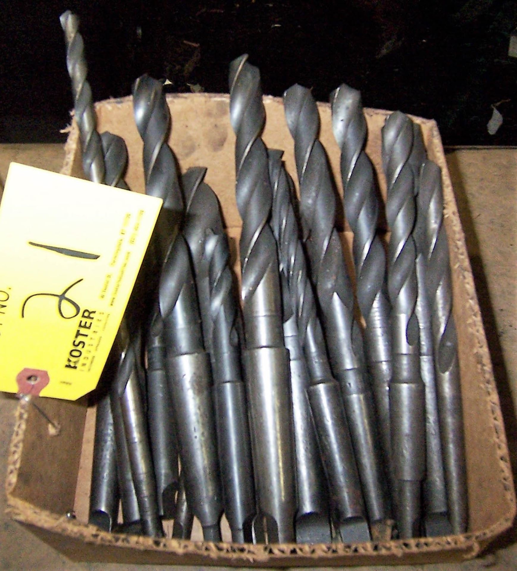 LOT OF ASSORTED HIGH SPEED DRILL BITS