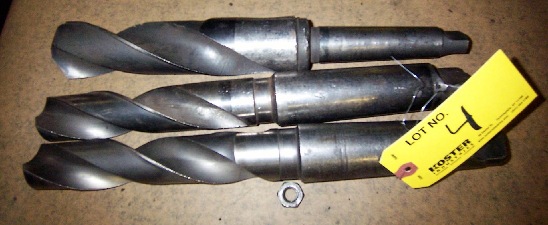 [3] ASSORTED HIGH SPEED DRILL BITS