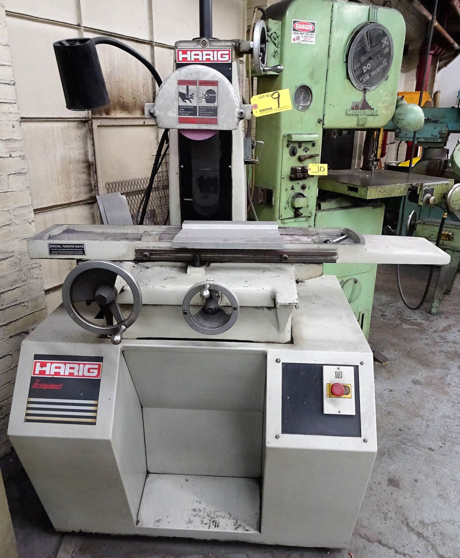 HARIG MDL. 618 HAND FEED 16'' X 18'' CAPACITY SURFACE GRINDER, S/N: 9667-W, WITH TORRIT MDL. 75 DUST - Image 2 of 3