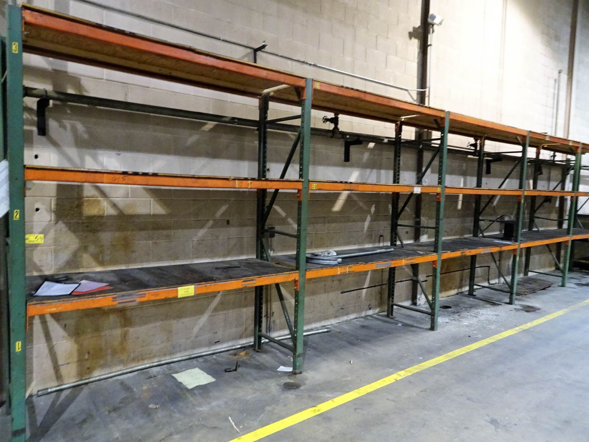 5 SECTIONS OF HEAVY DUTY BOLT TOGETHER RACKING, 6 APPROXIMATELY 10 FOOT UPRIGHTS, 30 APPROXIMATELY 8 - Image 2 of 2