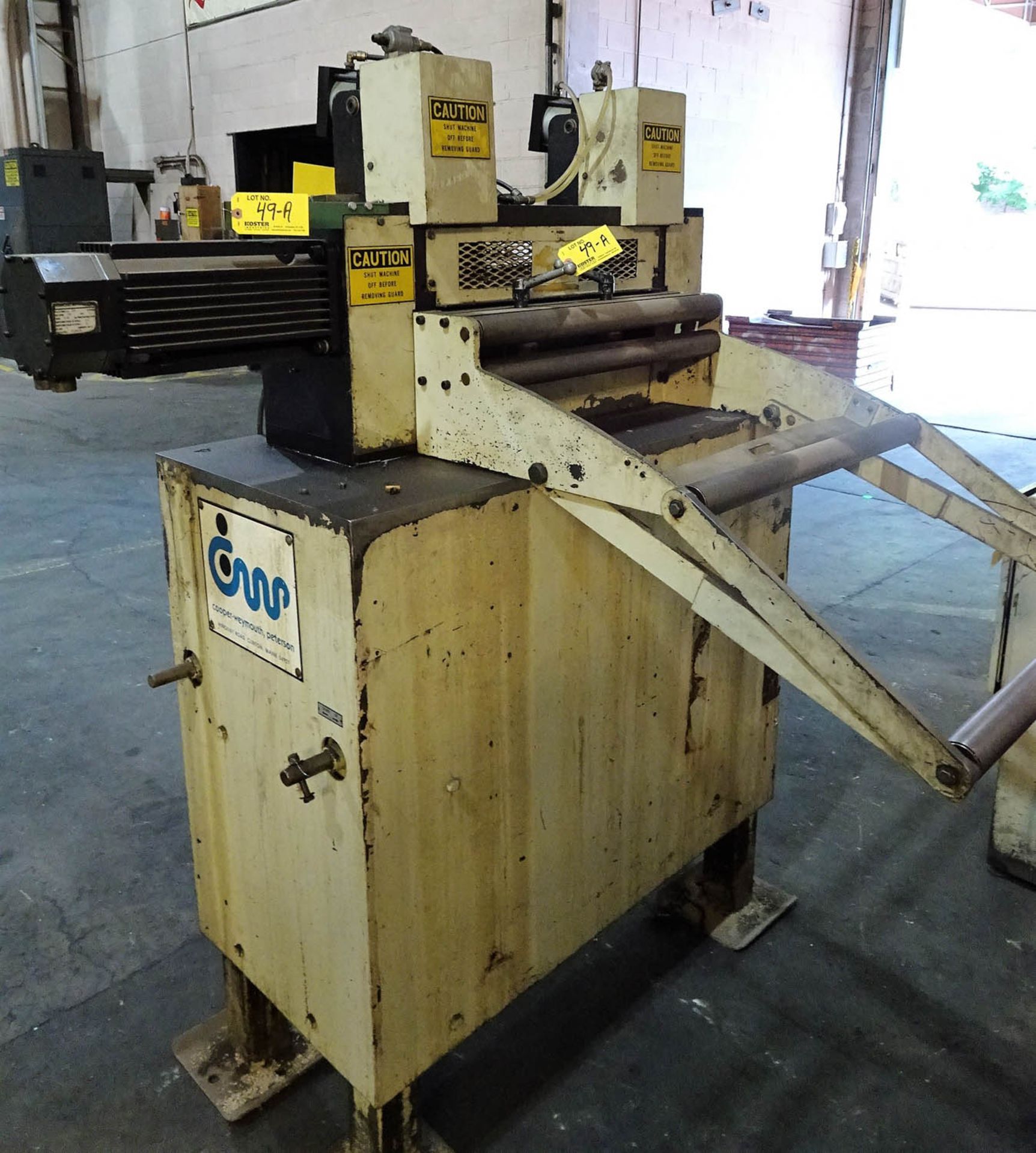 COOPER-WEYMOUTH/SERVOMAX MDL. SMX-18H APPROXIMATELY 20'' MATERIAL FEEDER