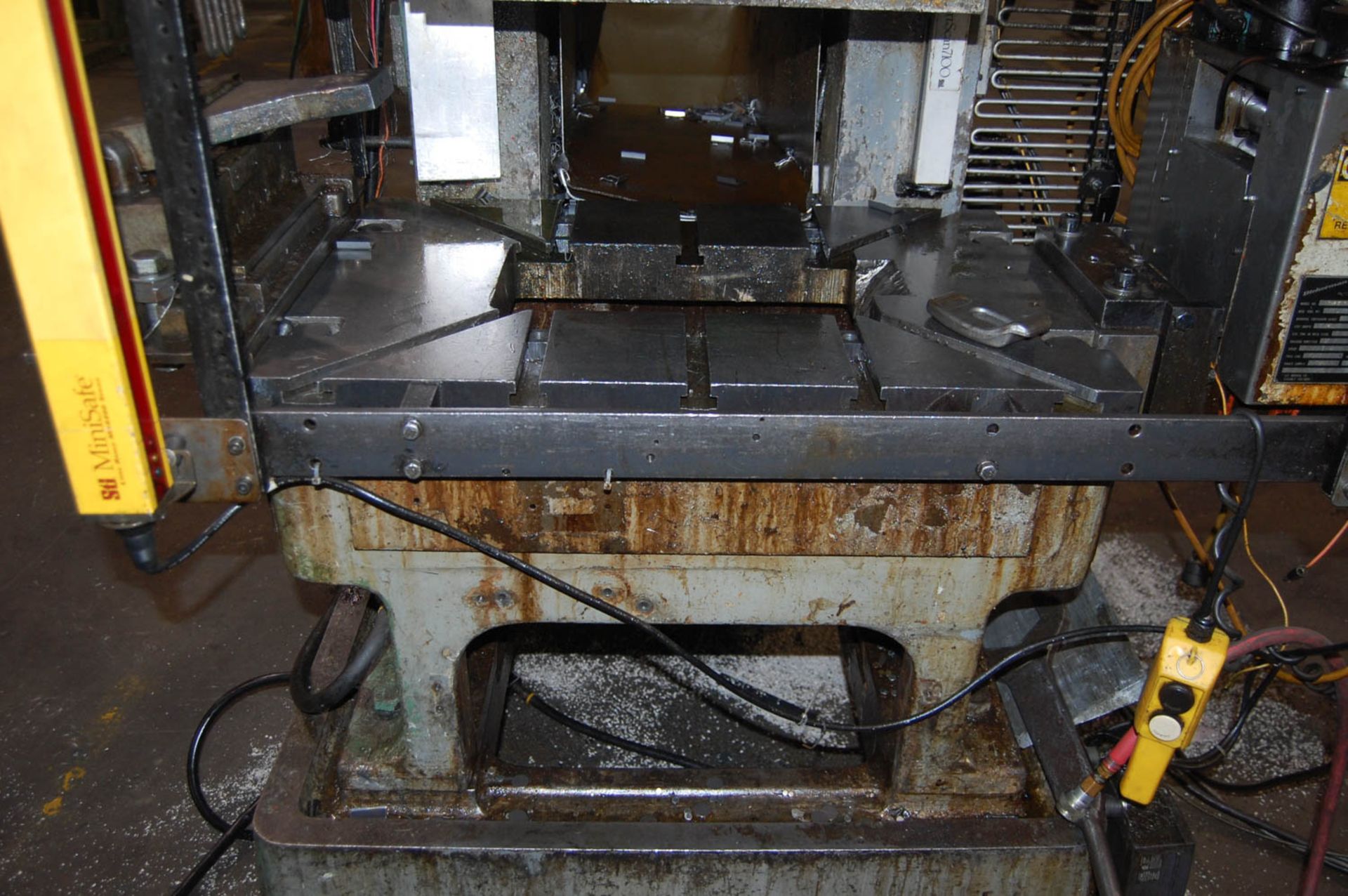 MINSTER MDL. BI-60 FLYWHEEL-TYPE 60-TON NON-INCLINABLE PRESS, WITH 3'' STROKE, AIR CLUTCH, 3'' - Image 7 of 9
