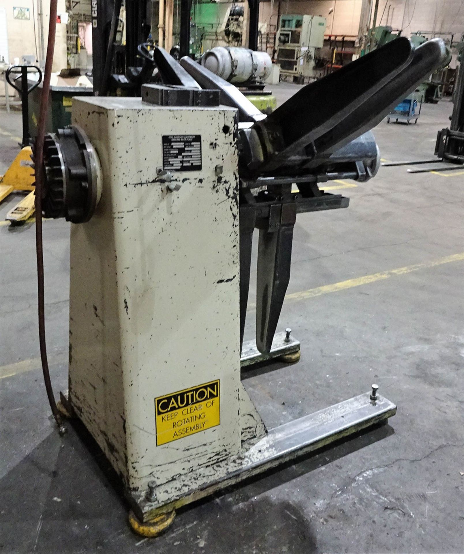 COOPER-WEYMOOTH MDL. 3R-18 4000# CAPACITY CENTERING REEL, MAX MATERIAL WIDTH 18'', S/N: 058800SR - Image 2 of 3