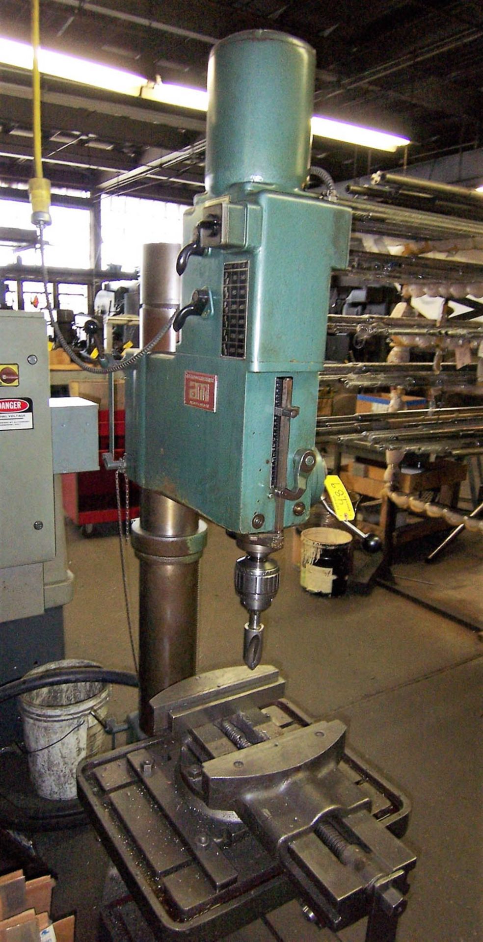 ARBOGA TYPE GM3512 24'' HEAVY DUTY FLOOR TYPE DRILL PRESS, WITH 20'' X 24'' TABLE, SPINDLE SPEEDS - Image 2 of 2