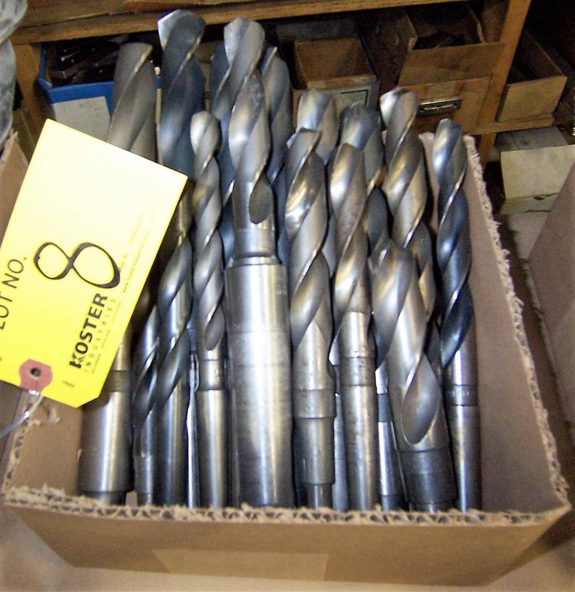 LOT OF ASSORTED HIGH SPEED DRILL BITS