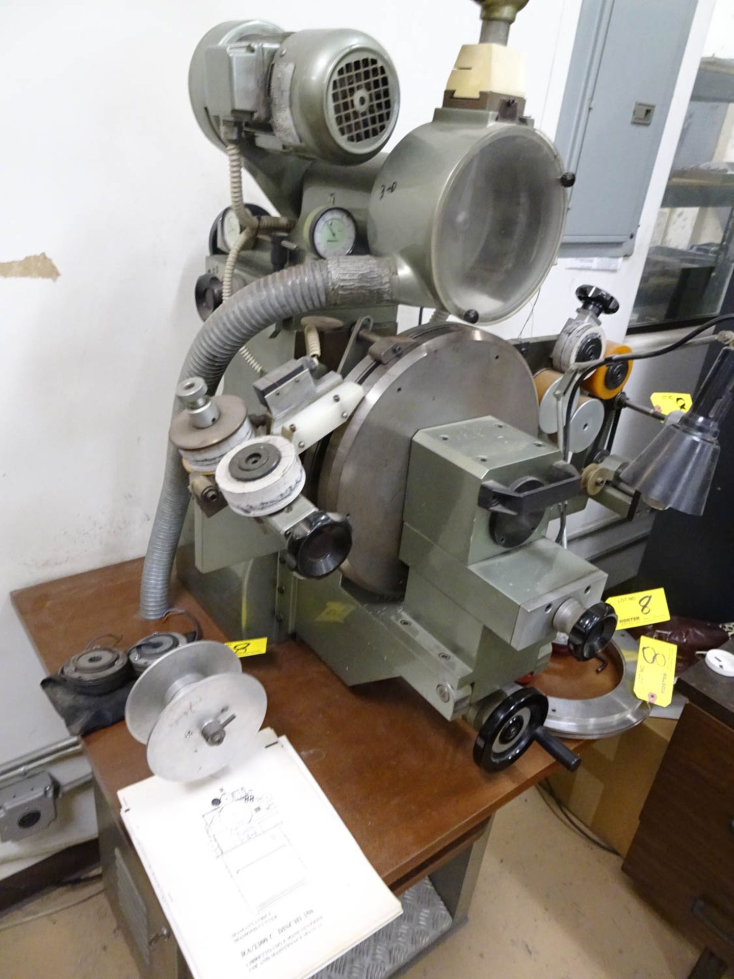 OMPAR MDL. RA2300C (ITALY) (CE) DIAMOND FACETING MACHINE, ELECTRONIC, WITH SCOPE, LARGE DISC FOR - Image 5 of 6